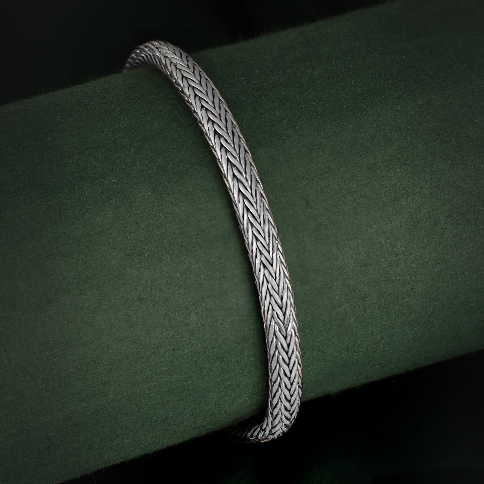 Bold Linkage: Oxidized Silver Statement Bracelet for Men | SKU: 0018200393, 0018405736, 0018200454