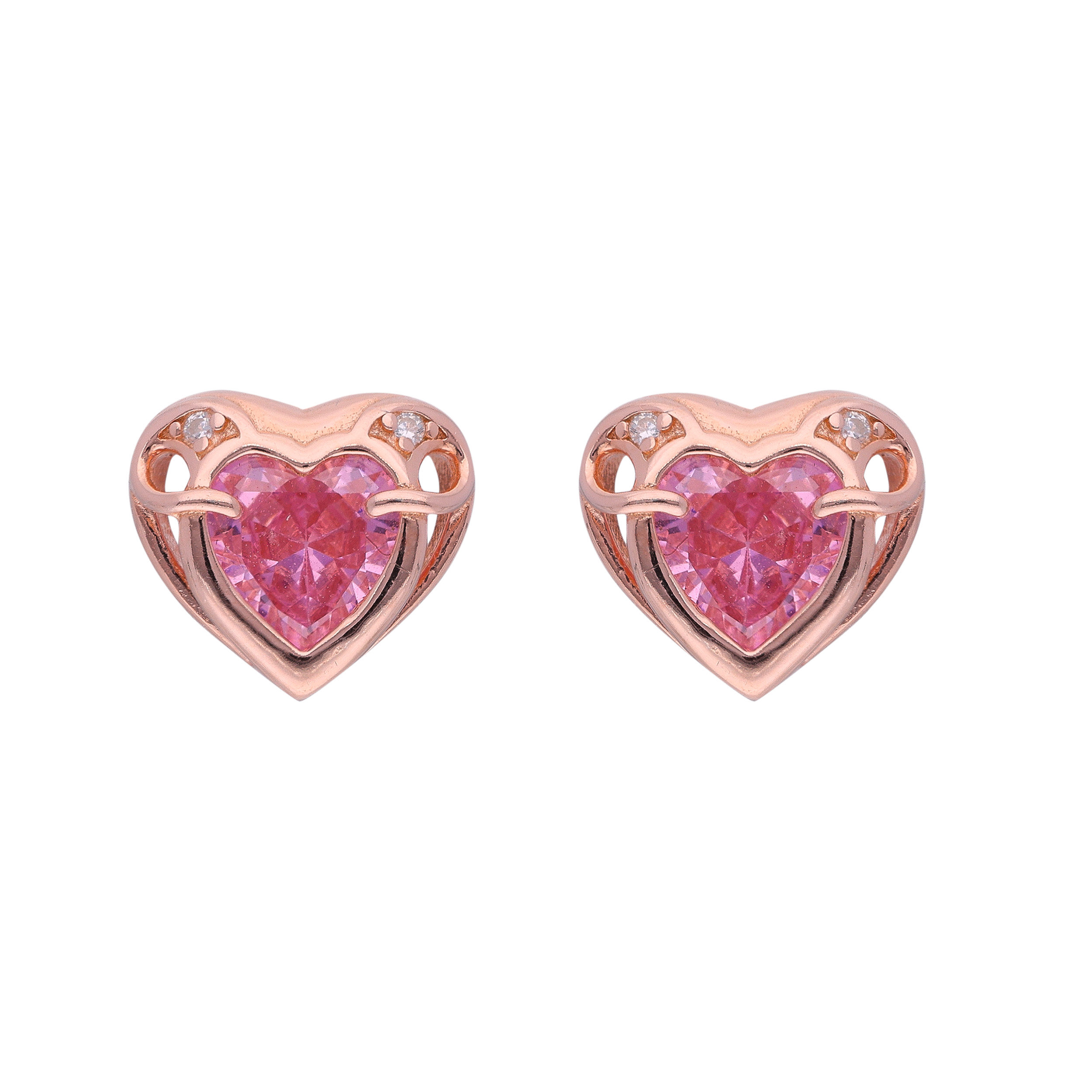 Cupid's Delight Studs: Adorn Your Ears with Love and Elegance | SKU : 0019033730
