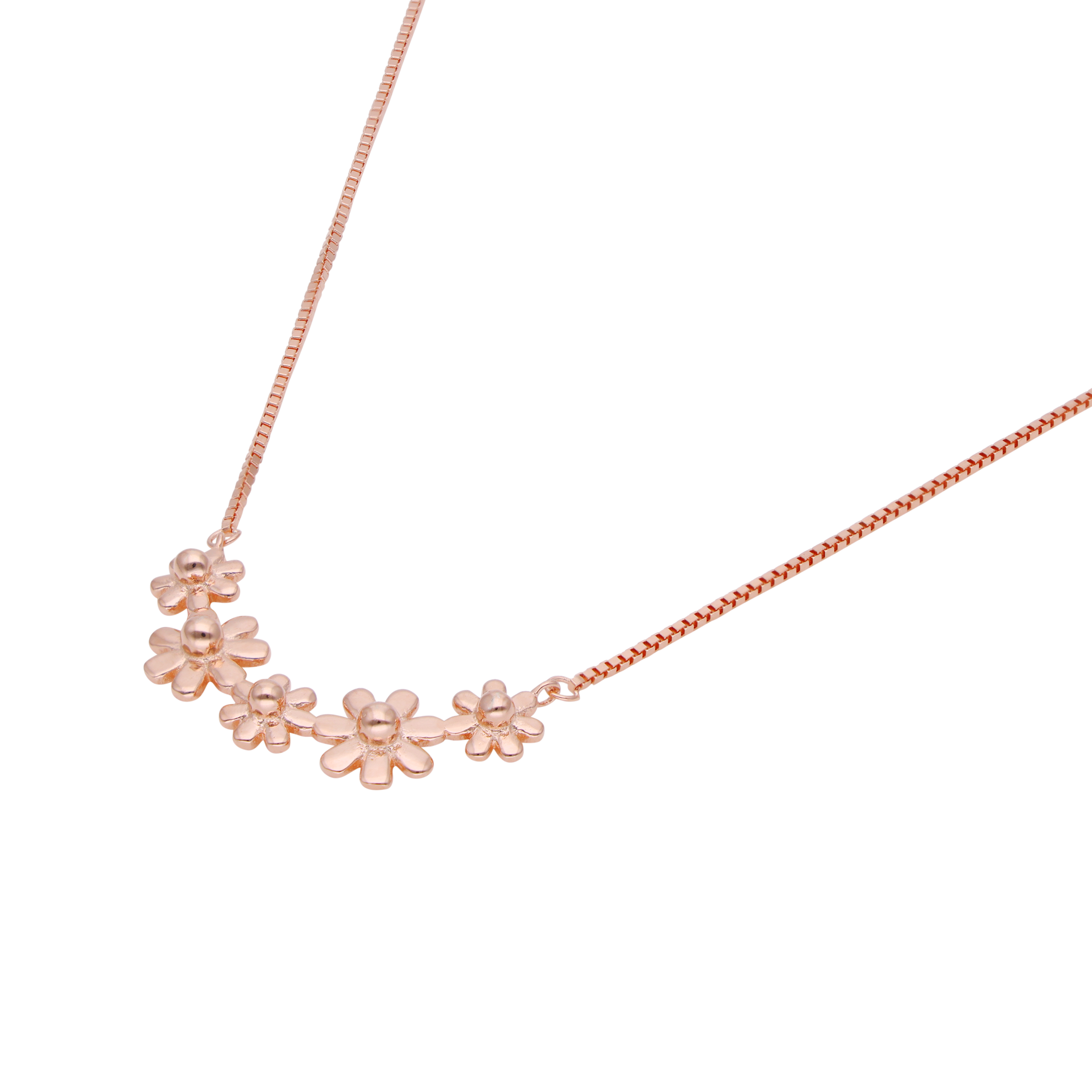 Rose Gold Sterling Silver Chain | SKU : 0002930398, 0002930381, 0002930374