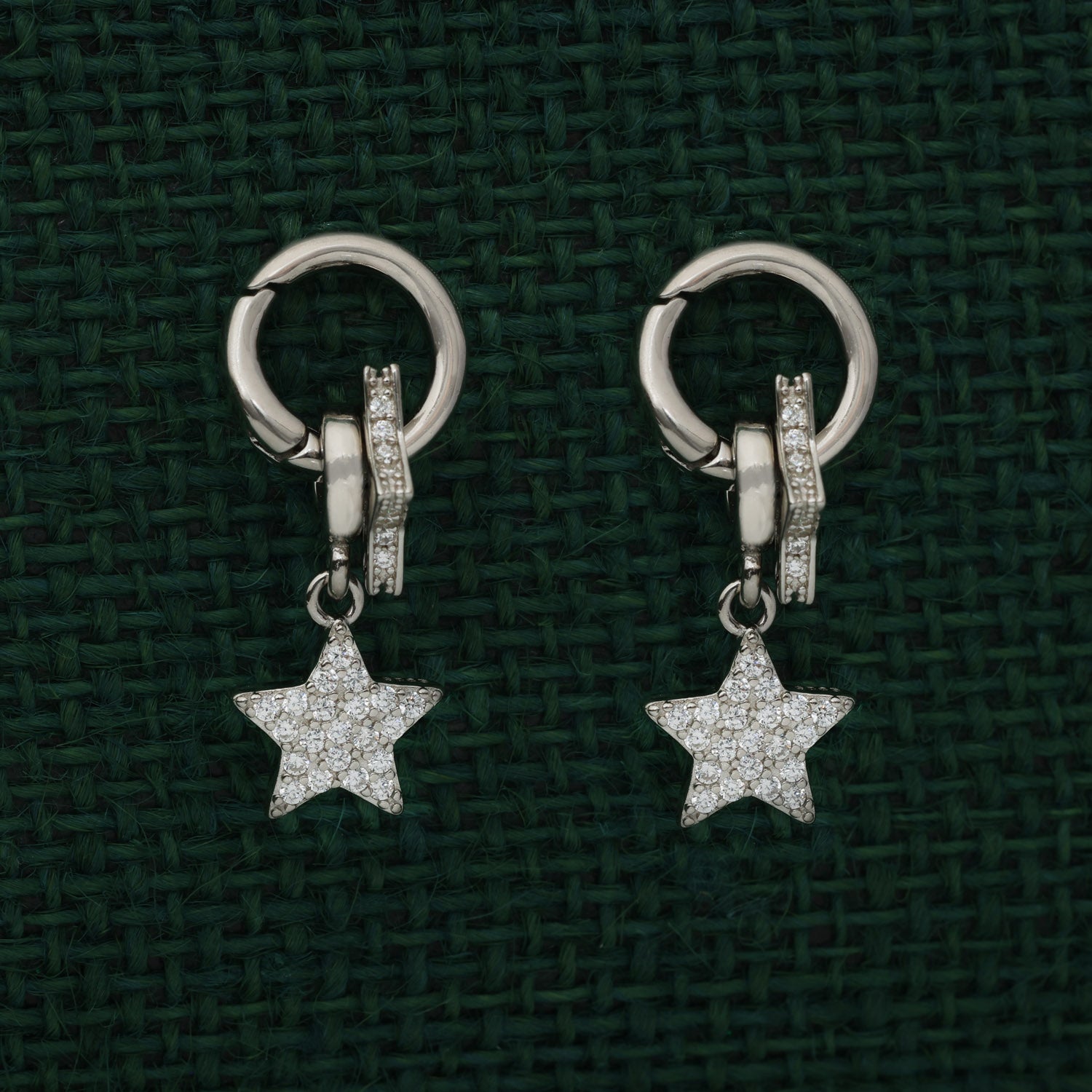 Dynamic Duo: Star Drop Earrings | SKU: 0019203546