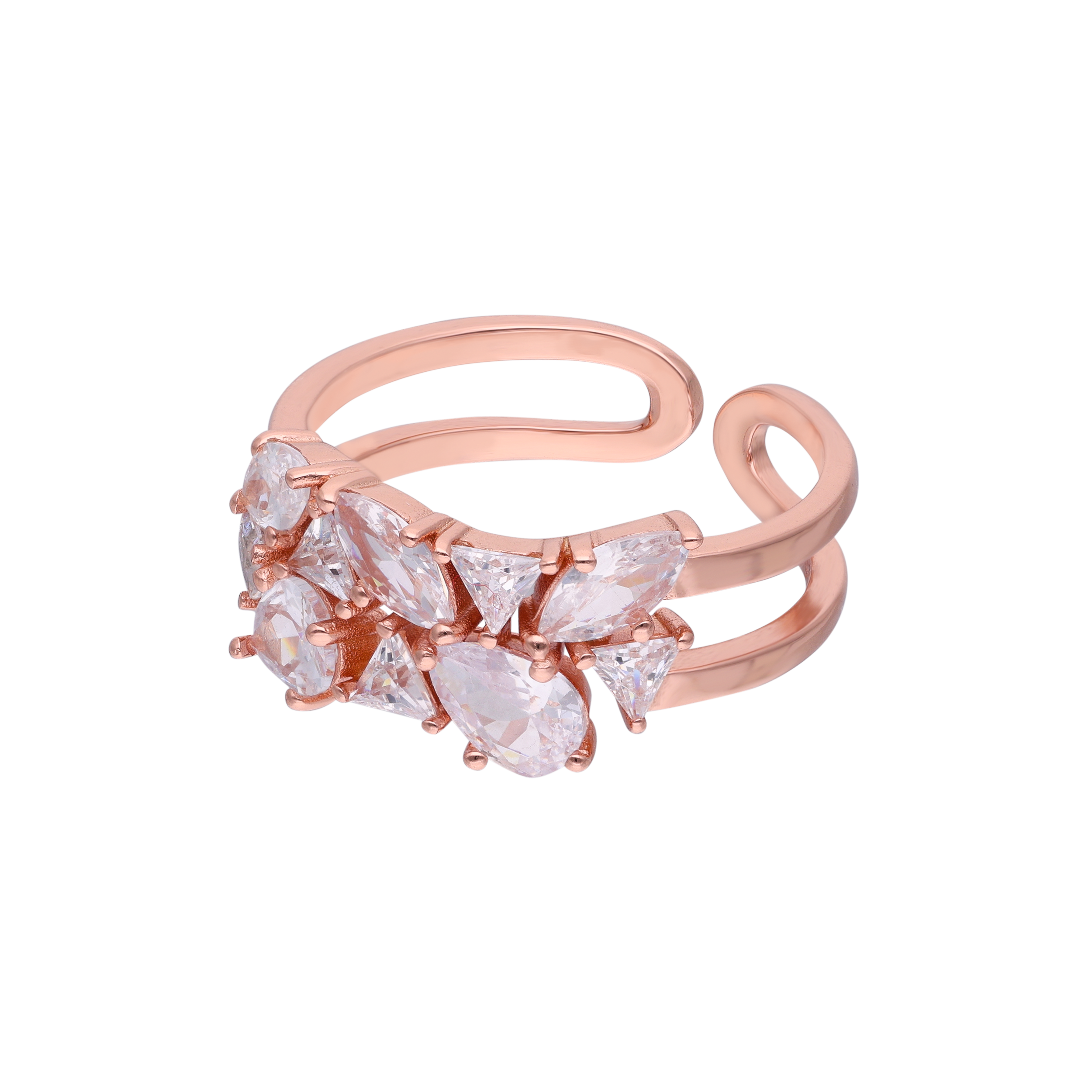 Rose Gold Silver Ring | SKU: 0019211541, 0019211930