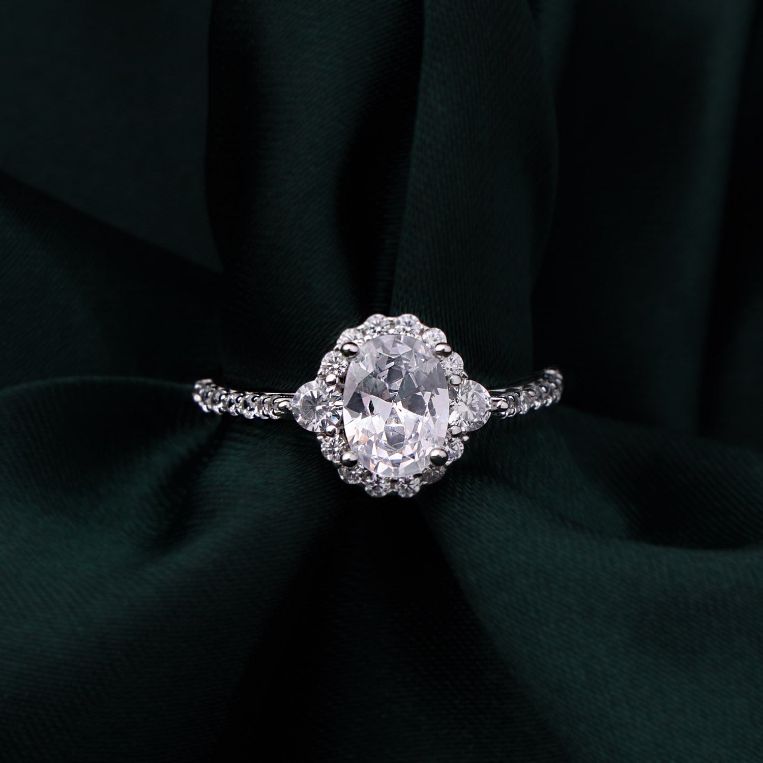 Embedded Stone Solitaire Ring | SKU: 0019211992, 0019211329, 0019212081, 0019212142