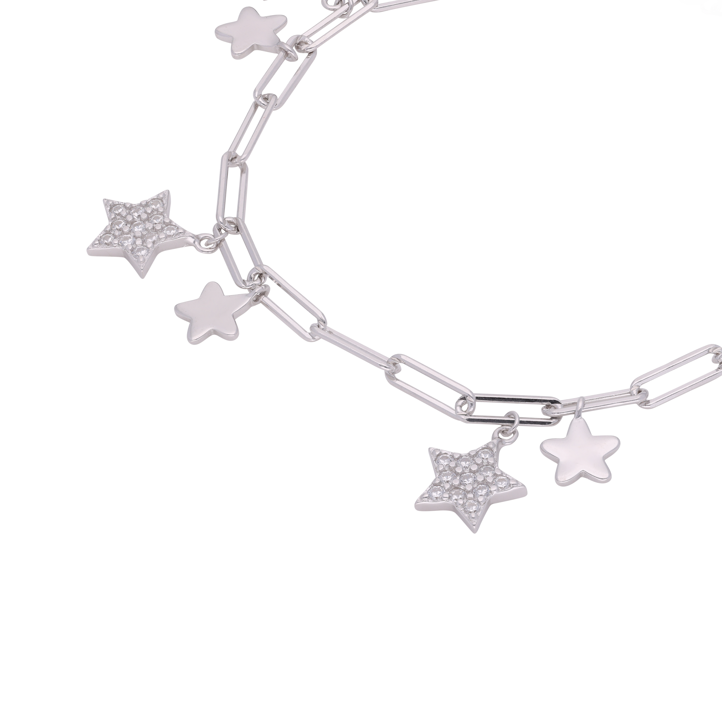Celestial Whispers: Sterling Silver Bracelet | SKU:  0019272139