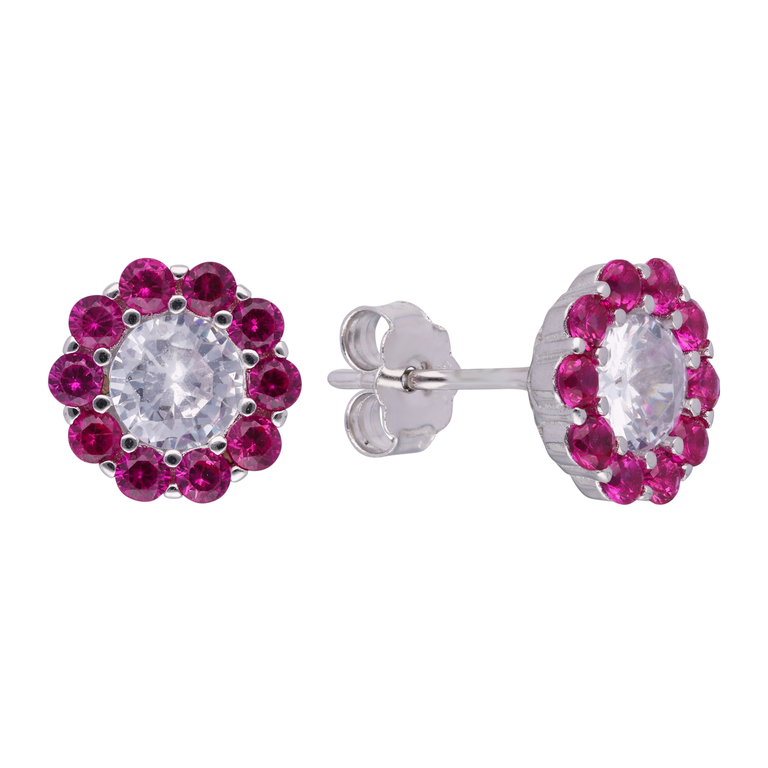 Purple Gemstone Stud Earring | SKU: 0004428831