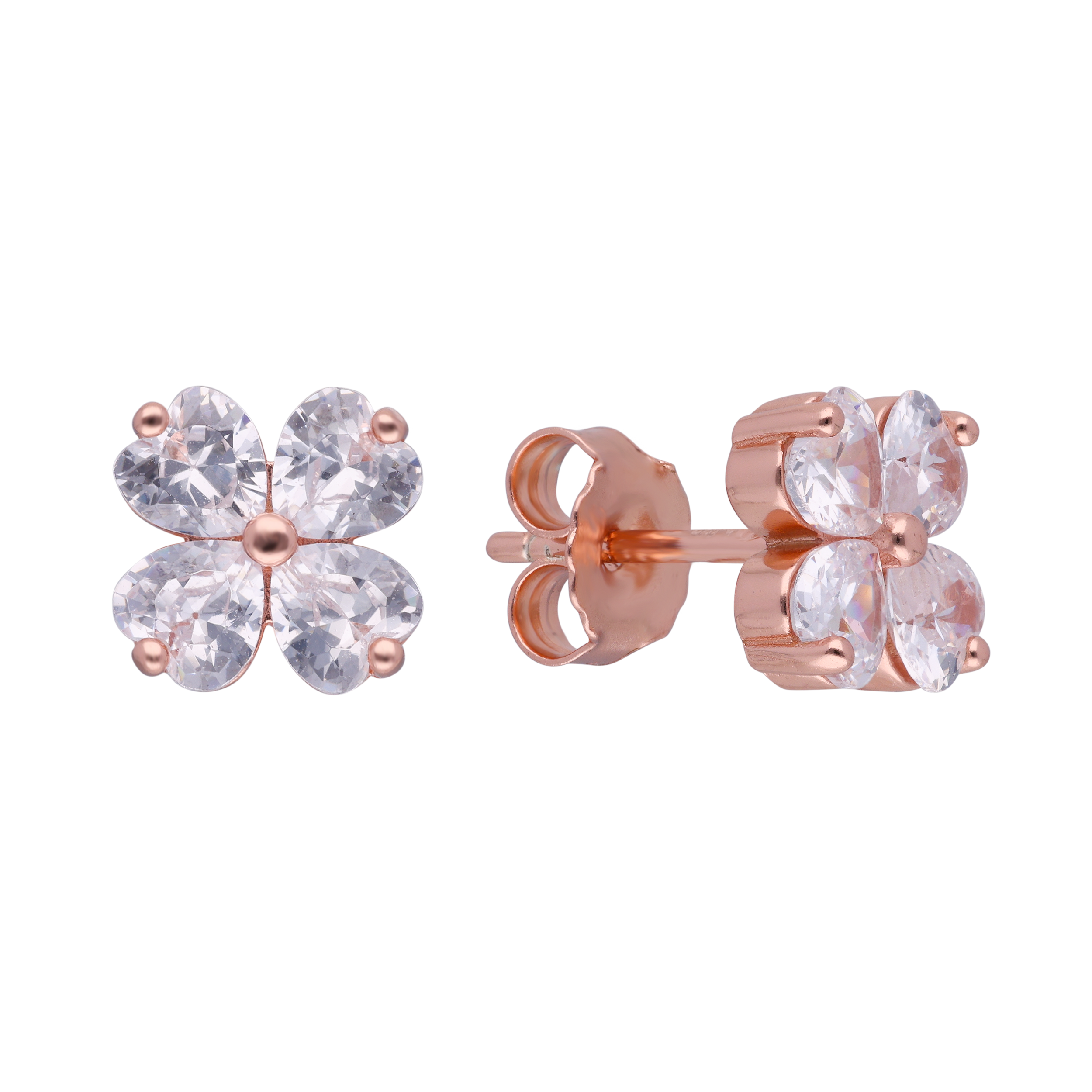 Blossoming Radiance: Sterling Silver Studs | SKU: 0019272610, 0019272450, 0019272795, 0019272757