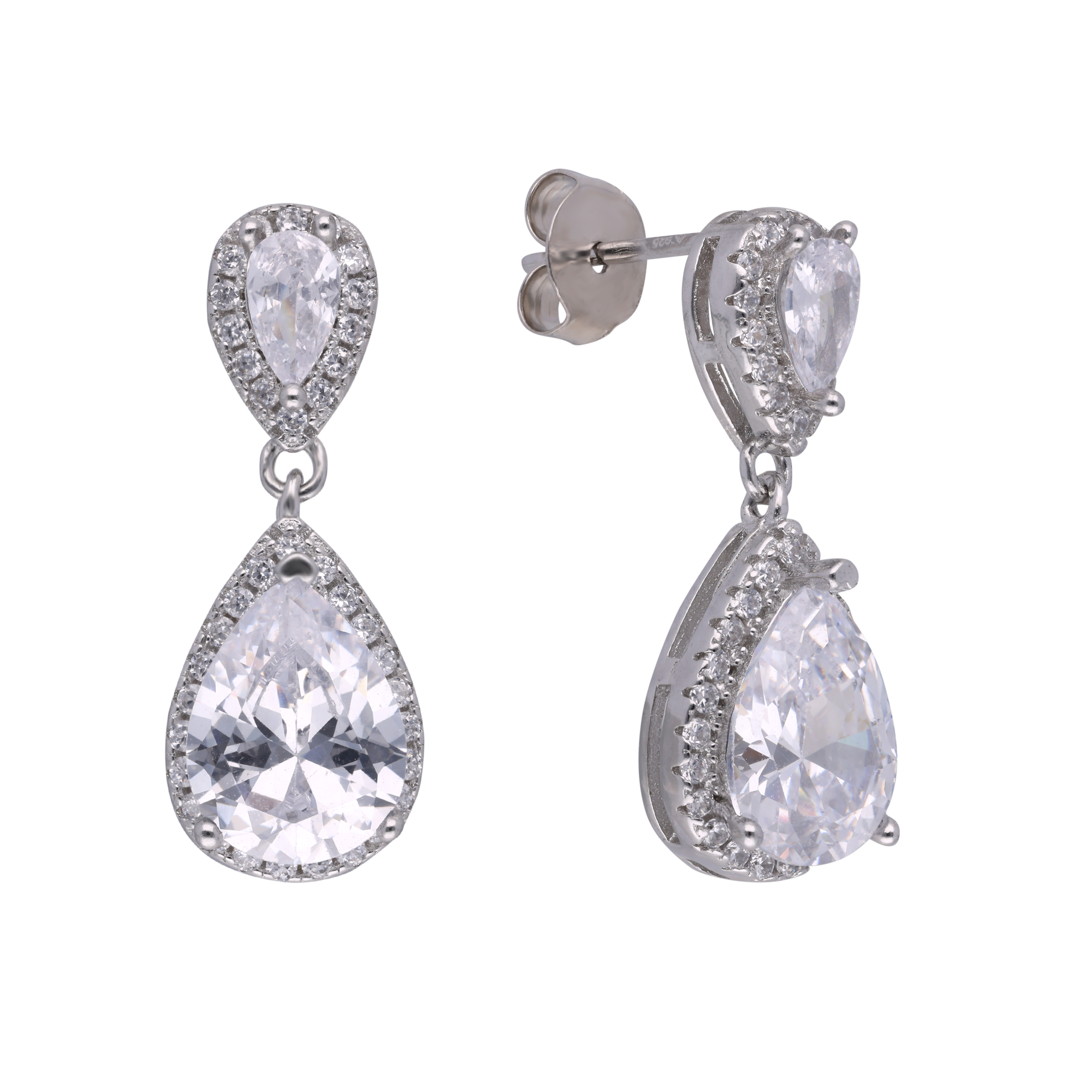 Sterling Silver Drop Earrings | SKU: 0019281278, 0019281254, 0019281162