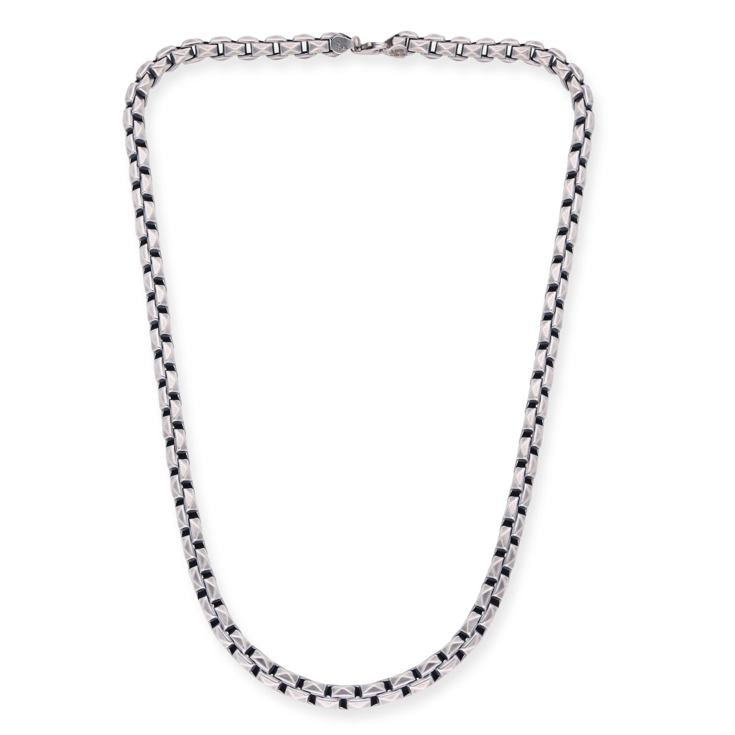 Rhine Elegance: Sterling Silver Masculine Chain | SKU : 0019379944, 0019379968, 0019379951