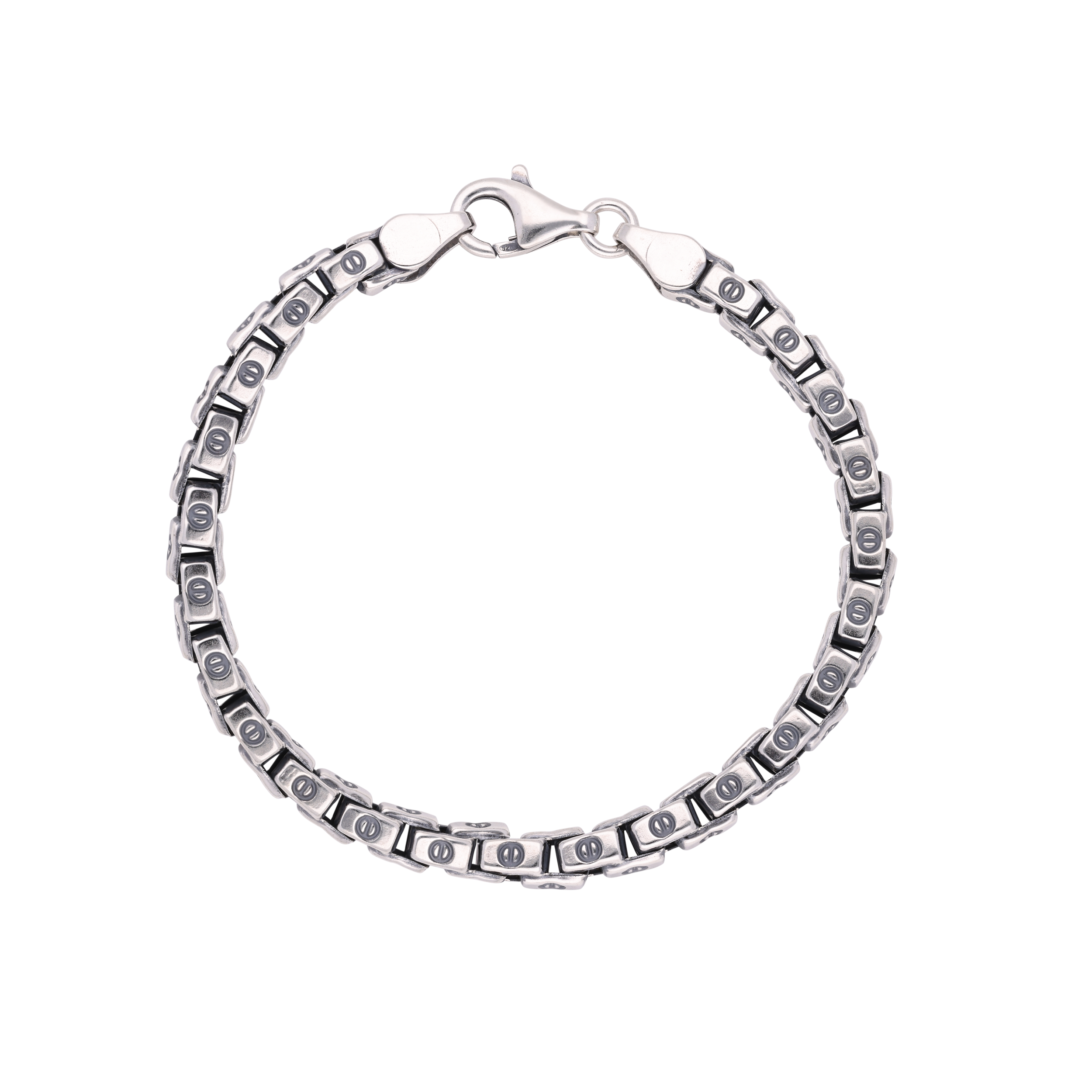 "Sterling Elegance: Timeless Men's Silver Bracelet" | SKU : 0019379982, 0019380018, 0019379999