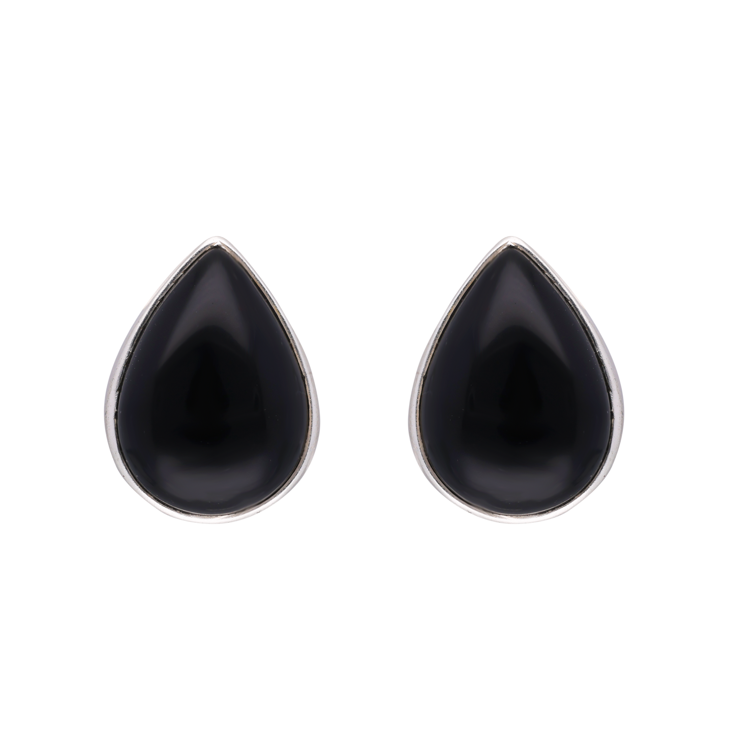 Sophisticated Black Teardrop Silver Tops | SKU: 0019586137, 0019586038, 0019585994, 0019586021, 0019585987 - crash.club by CKC