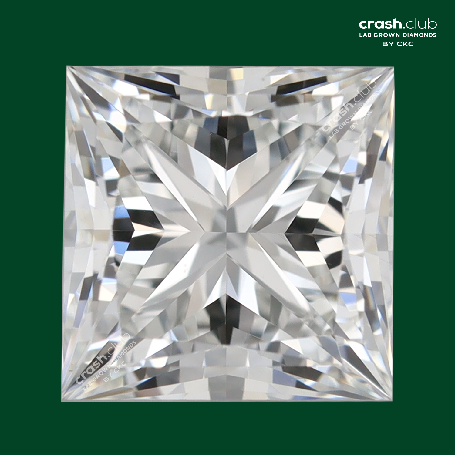 Princess Cut 1 Carats Lab-Created Diamond | SKU: 0019715988