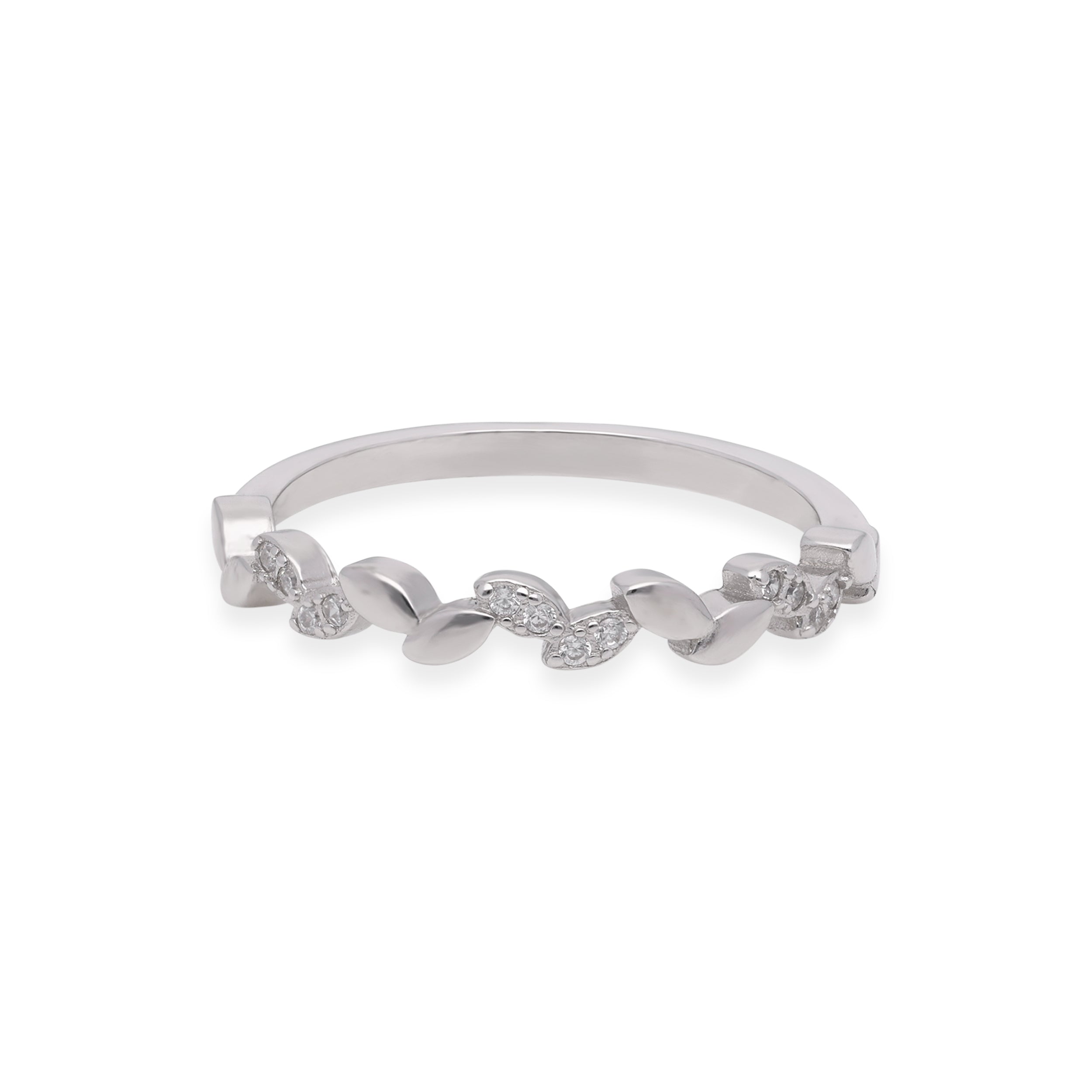 Nature's Elegance: Leaf Design Sterling Silver Band Ring | SKU : 0019798981, 0019799025, 0019798974, 0019798998, 0019799001, 0019798967, 0019799018, 0019798950