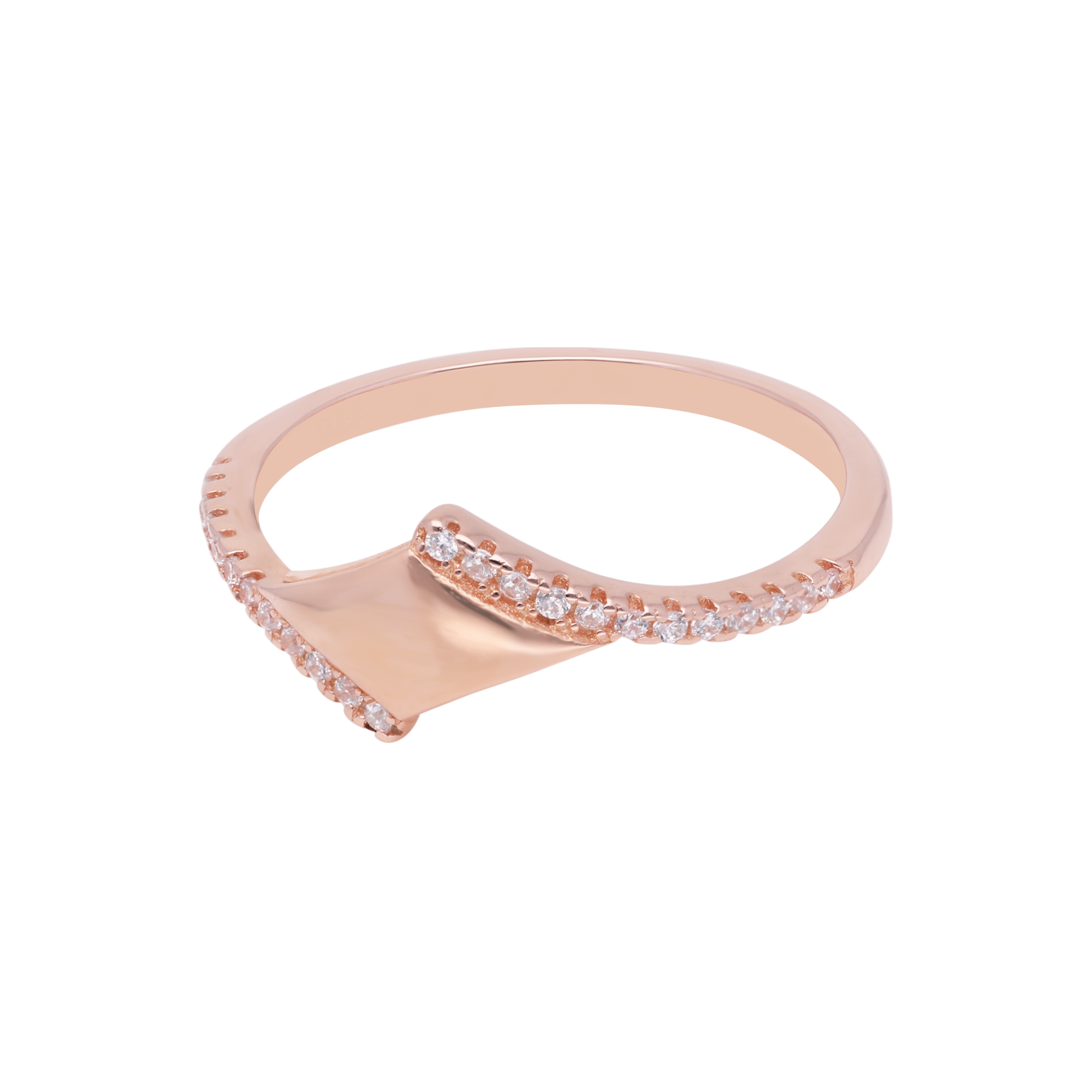Rosé Radiance: Sterling Silver Band Ring with Rose Gold Accents | SKU : 0019799247, 0019799292, 0019799315, 0019799285, 0019799254, 0019799230, 0019799308, 0019799278, 0019799315, 0019799261