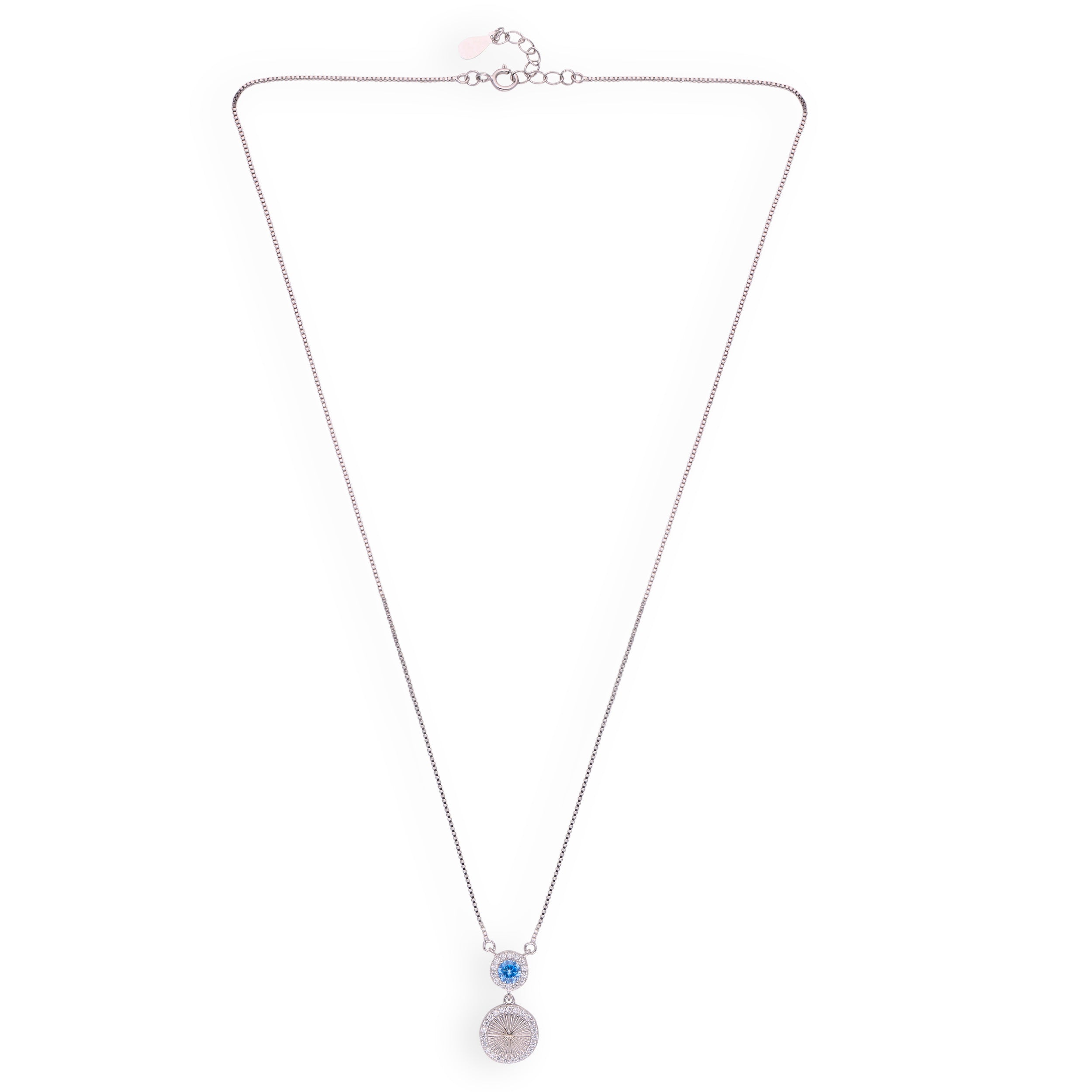 Eternal Azure - Circle Pendant Chain | SKU: 0019807935, 0019807942, 0019807928