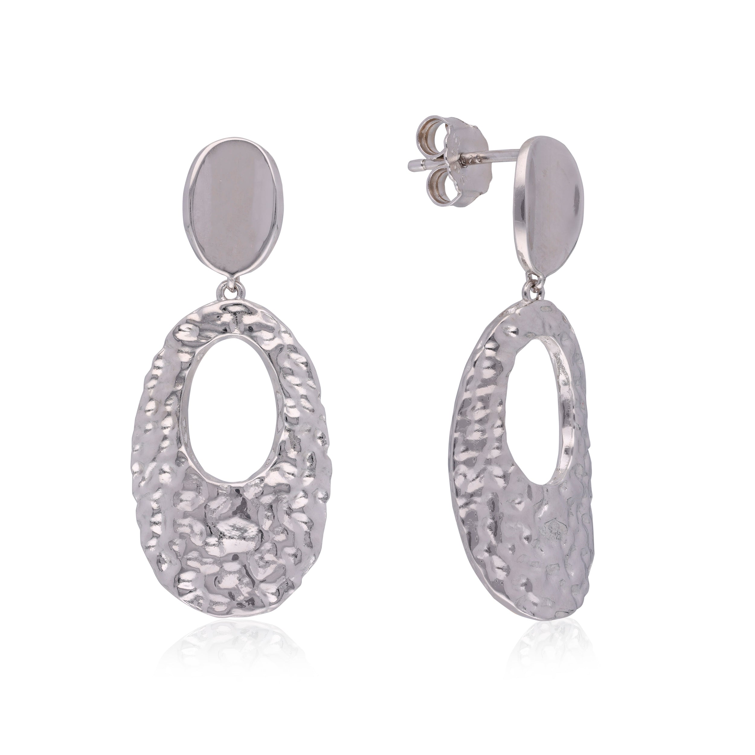 Elegant Whispers: Sterling Silver Fancy Eardrops | SKU : 0019883786, 0019883816, 0019883793, 0003115619