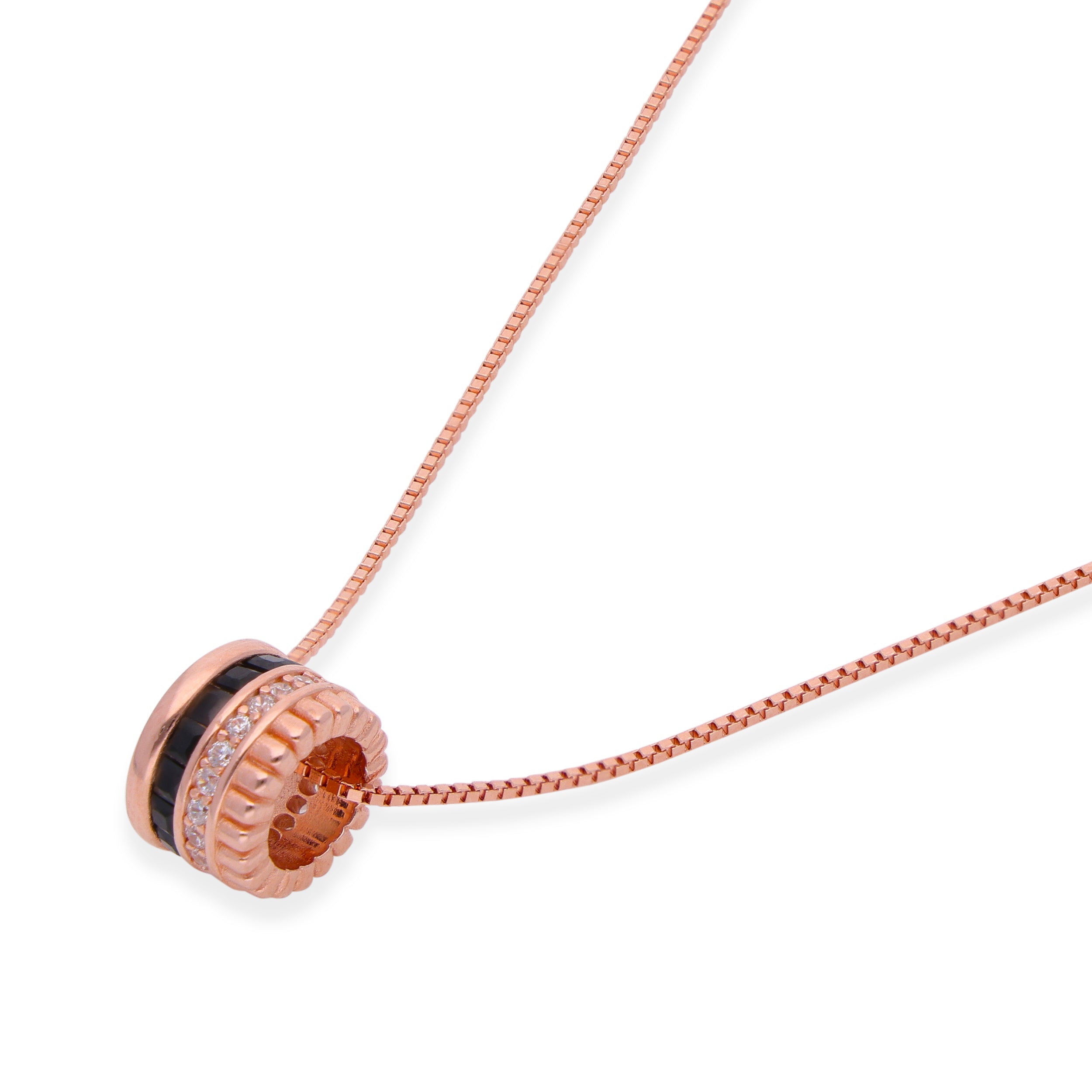 Elegant Rose Gold Ring Pendant Chain Necklace | SKU : 0019889207, 0019889177, 0003112618 , 0003112557 , 0003112311, 0003112342