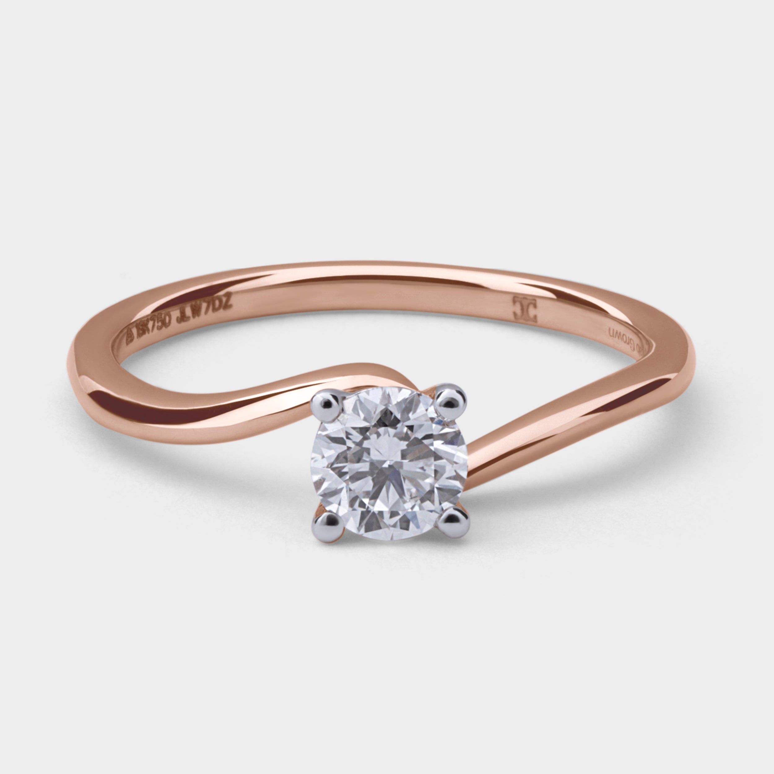 Round Solitaire 0.51 Carat Diamond Ring | SKU : 0019898735