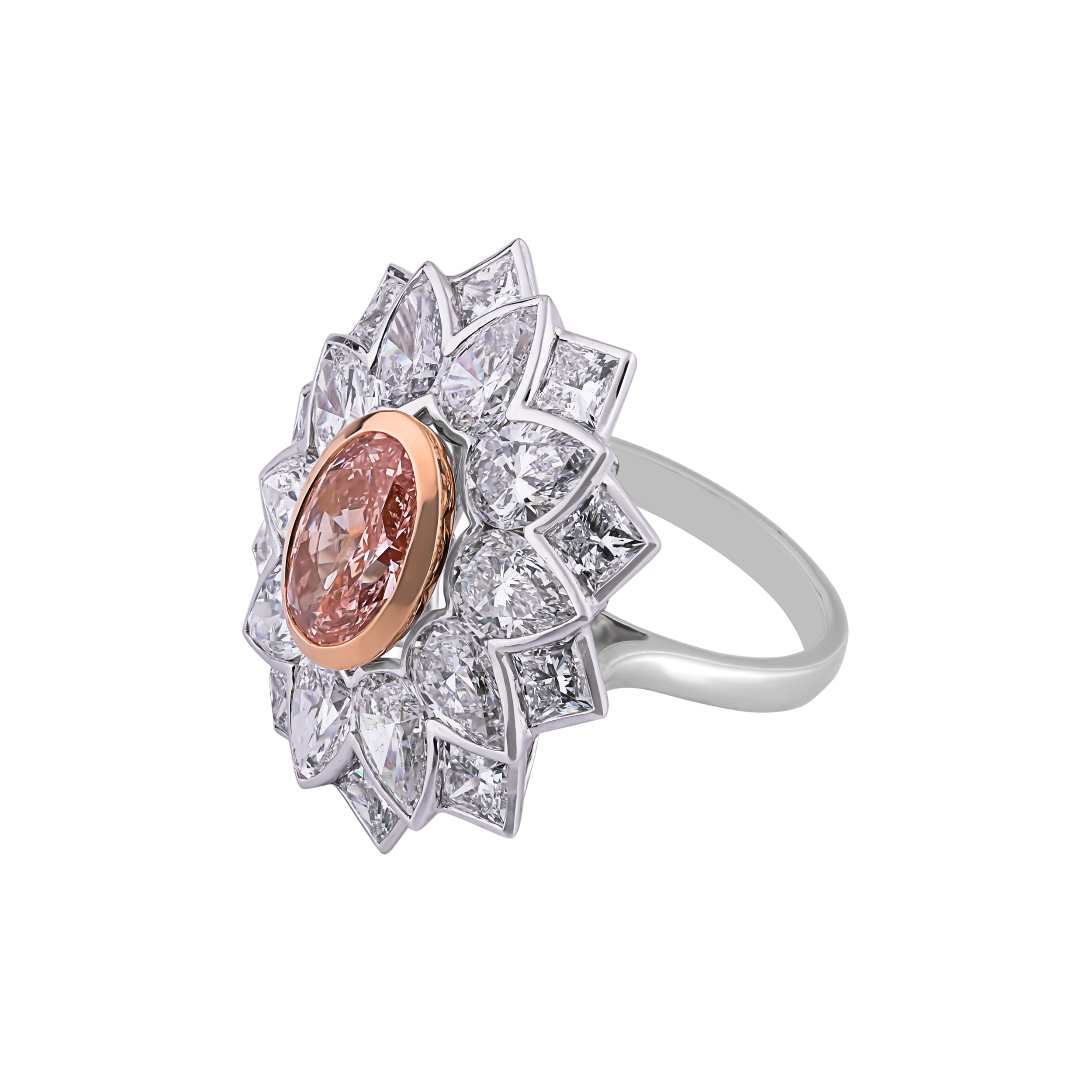 Triple Diamond 10.630 Carat Elegant Lab Grown Diamond Ring | SKU: 0019916606