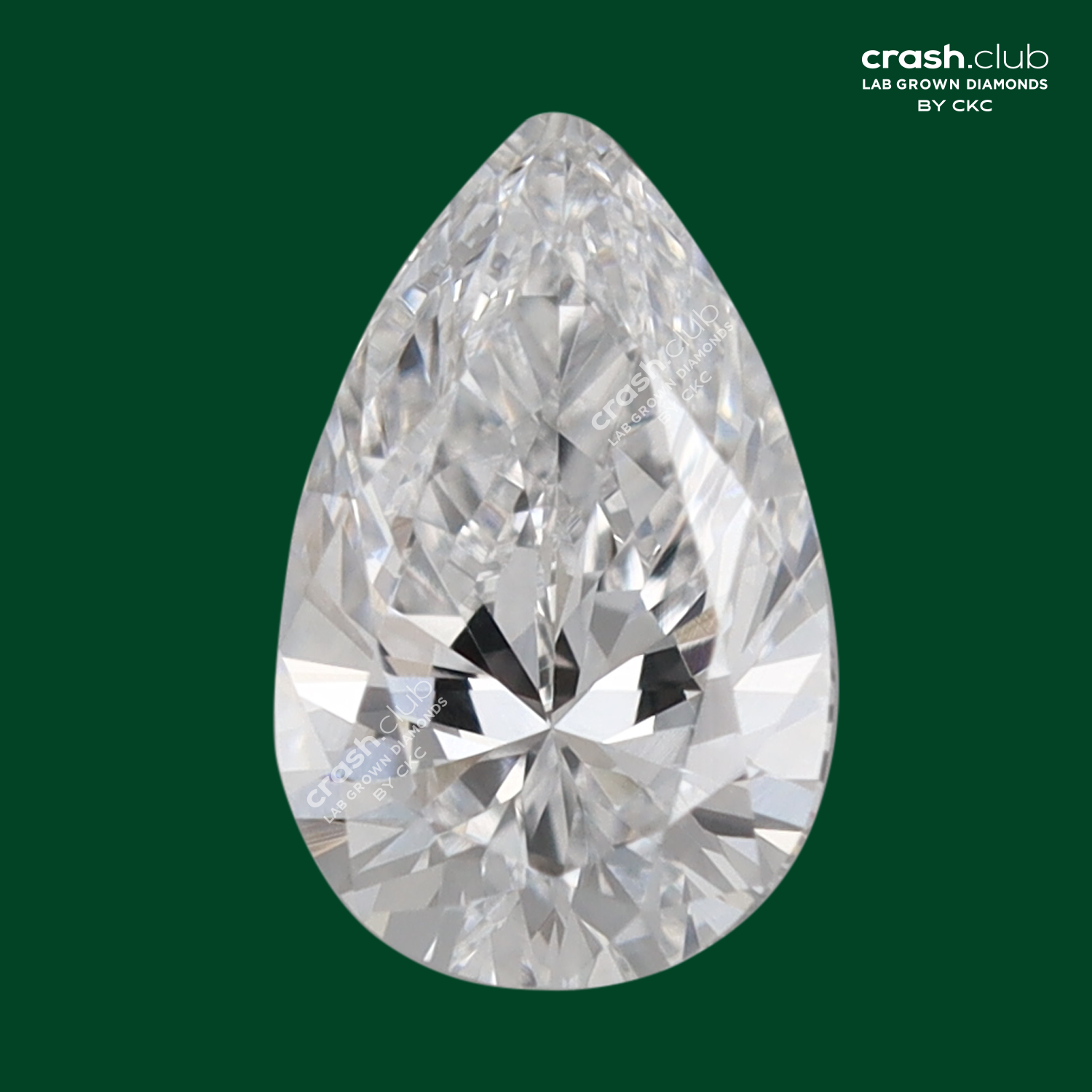 Pear Shape 0.24 Carats Lab Grown Diamond | SKU : 0019969367, 0019969374, 0019969381 - crash.club by CKC