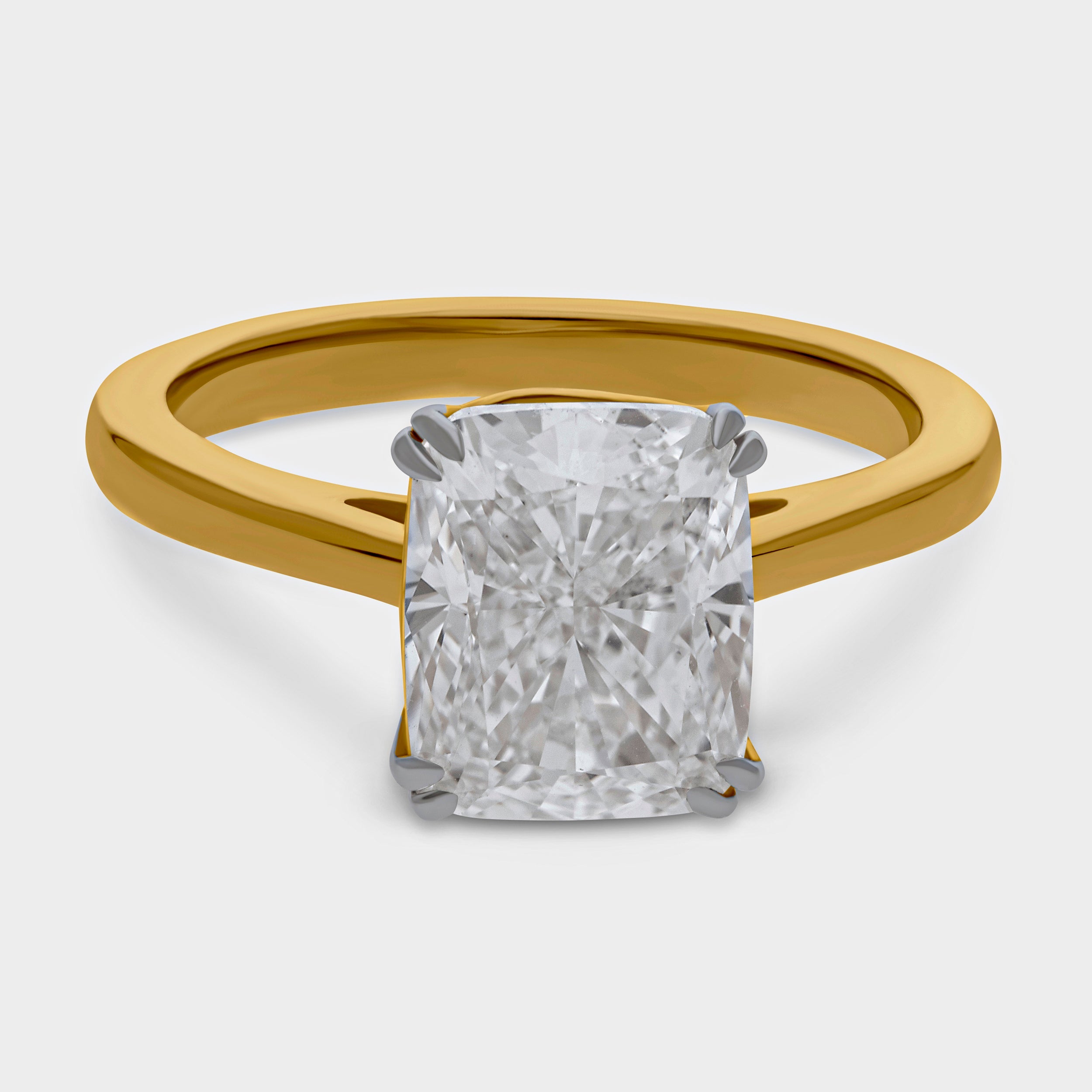 Cushion Cut 3.02 Carat Lab-Grown Solitaire Diamond | SKU : 0020232764 - crash.club by CKC