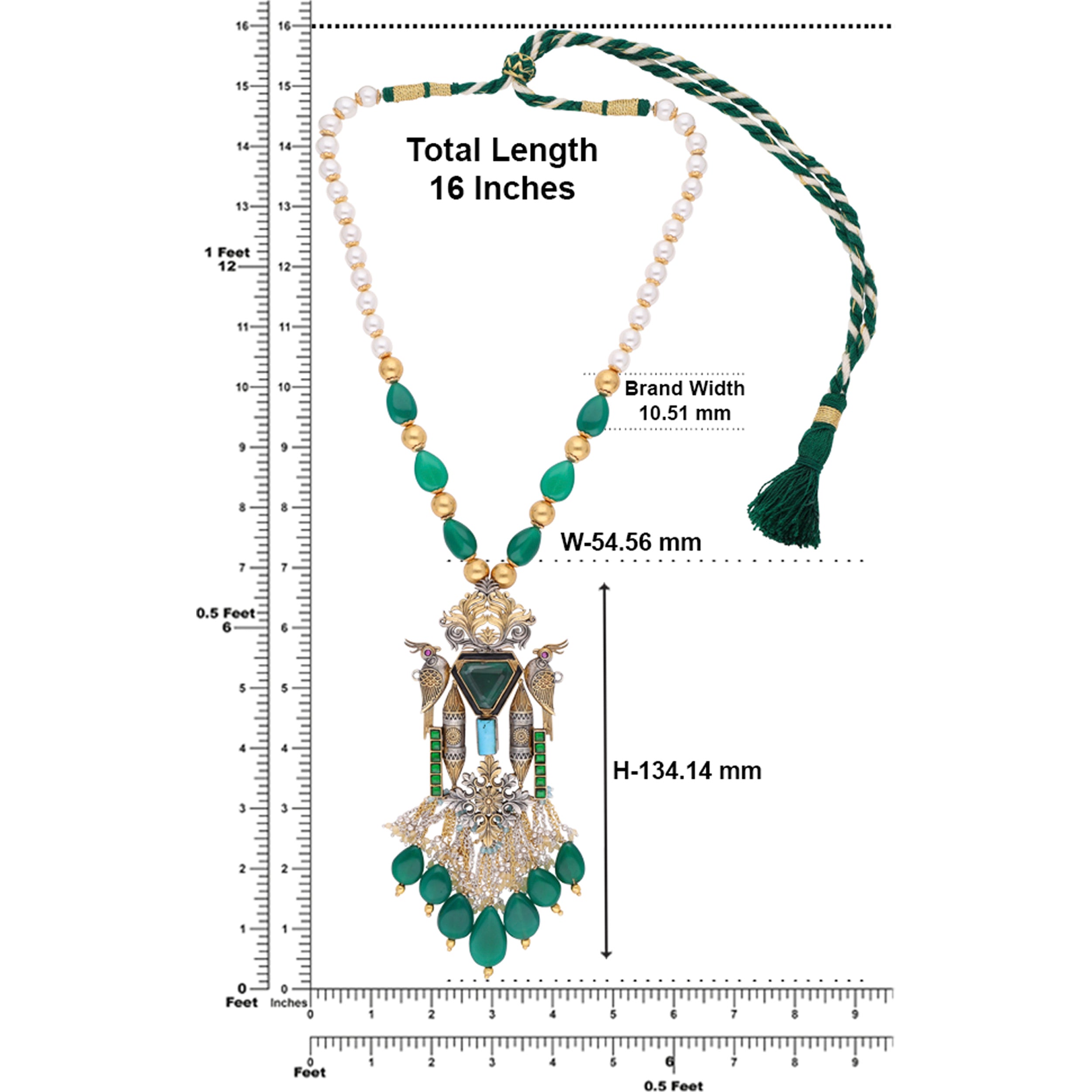 Opulent Gemstone Haara Necklace | SKU : 0020232900 - crash.club by CKC