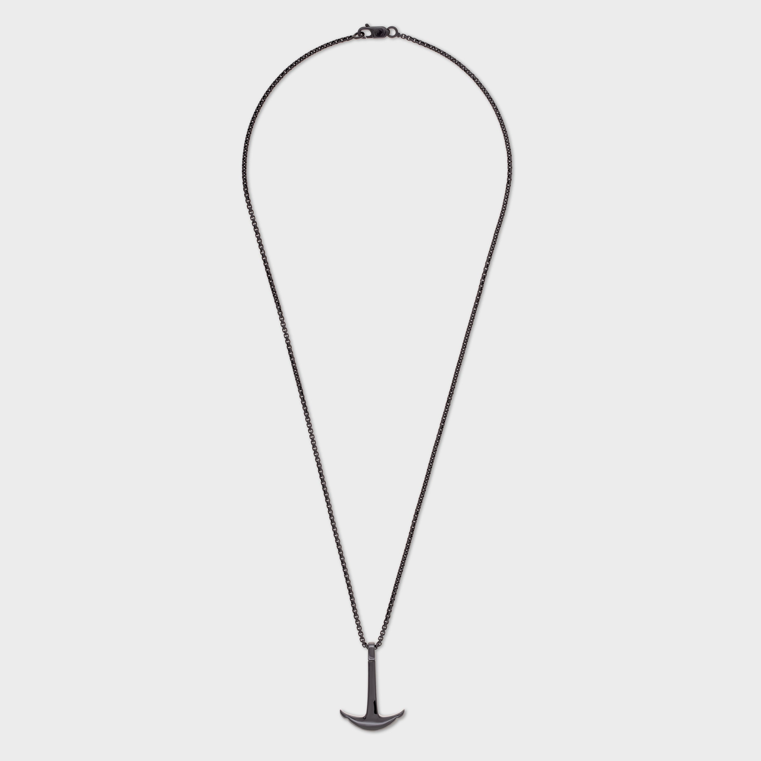 Men's Black Rhodium Anchor Pendant Necklace | SKU : 0020418908, 0020418892
