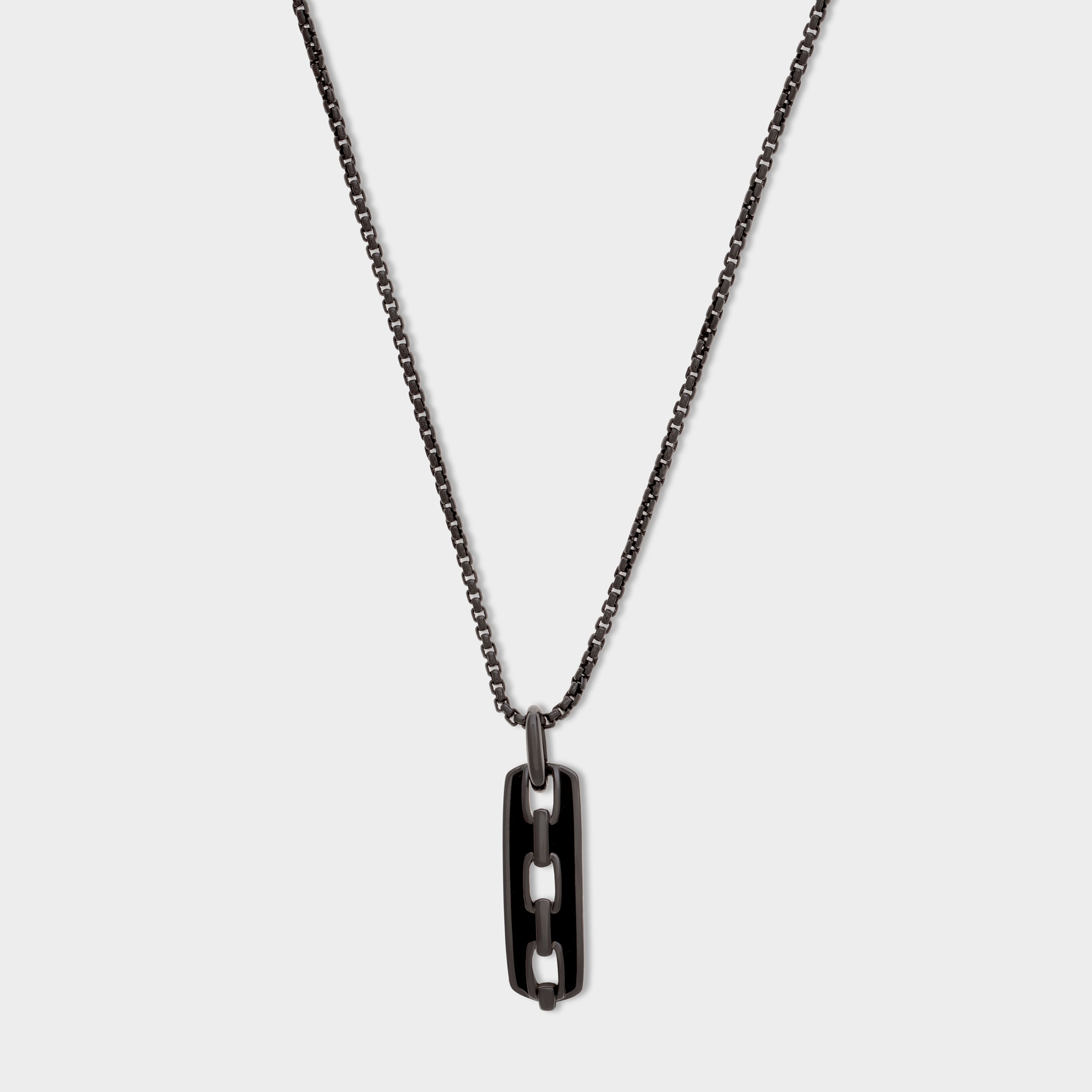 Black Link Men's Chain Pendant | SKU : 0020418922, 0020418939