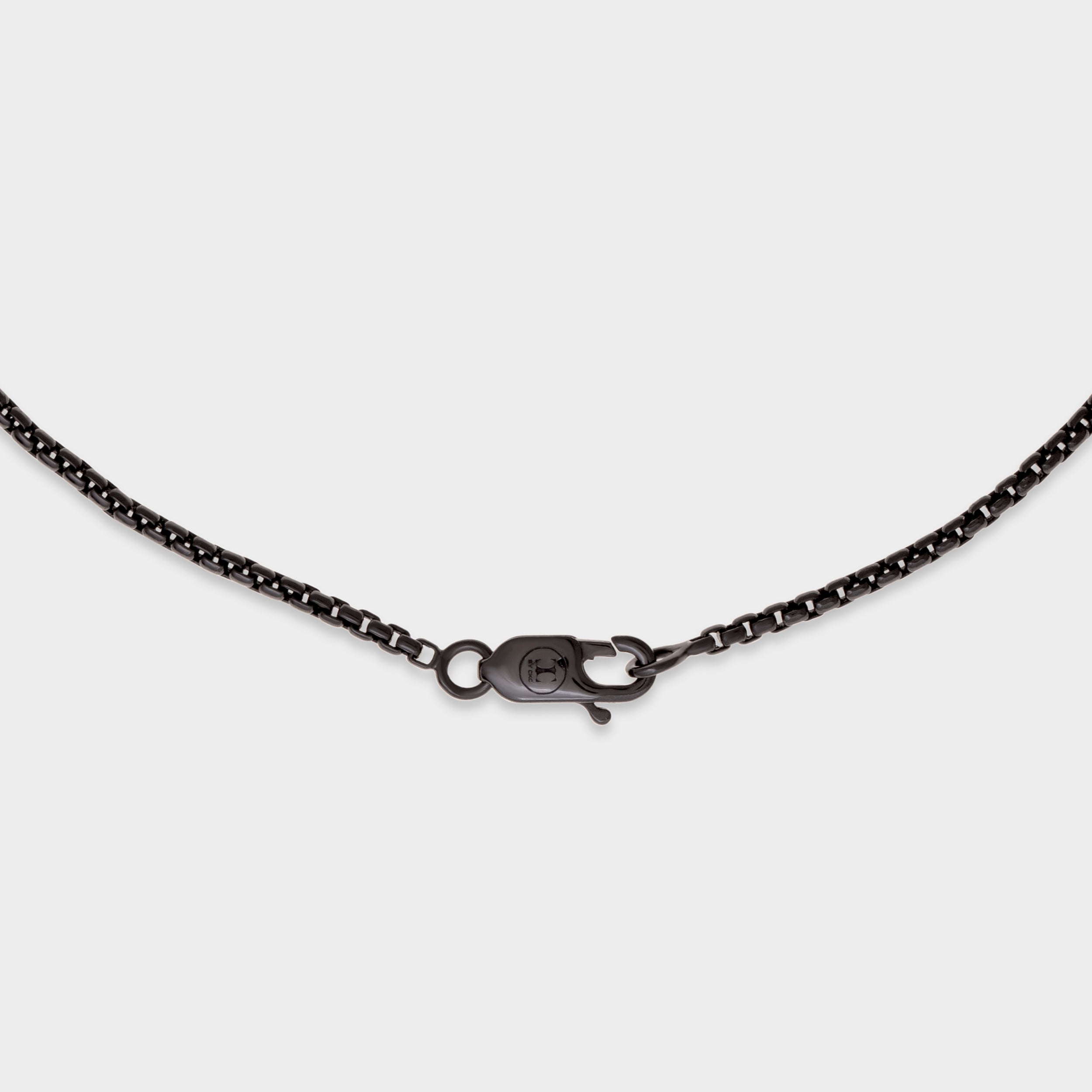 Black Square Sterling Silver Men's Chain Pendant | SKU : 0020418946, 0020418953