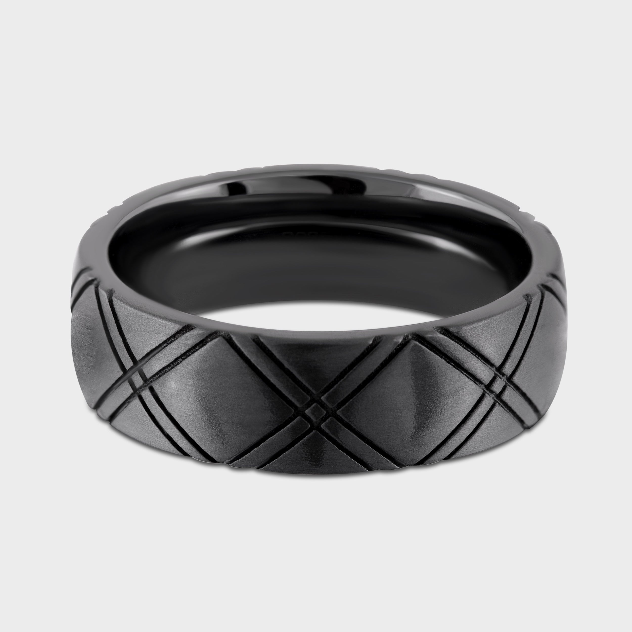 Midnight Crossroads Sterling Silver Band | SKU : 0020419561, 0020419004,0003346112 - crash.club by CKC