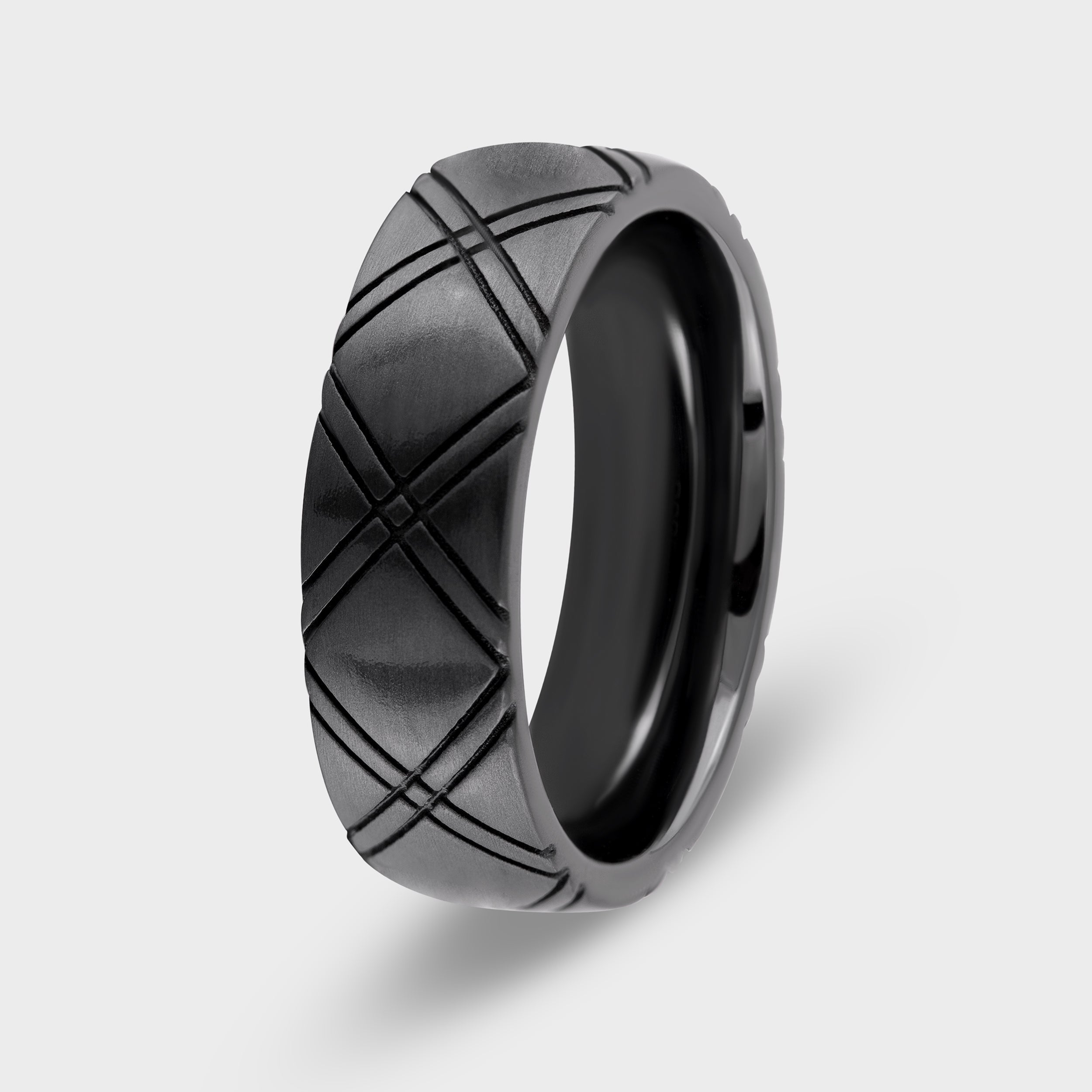 Midnight Crossroads Sterling Silver Band | SKU : 0020419561, 0020419004,0003346112 - crash.club by CKC