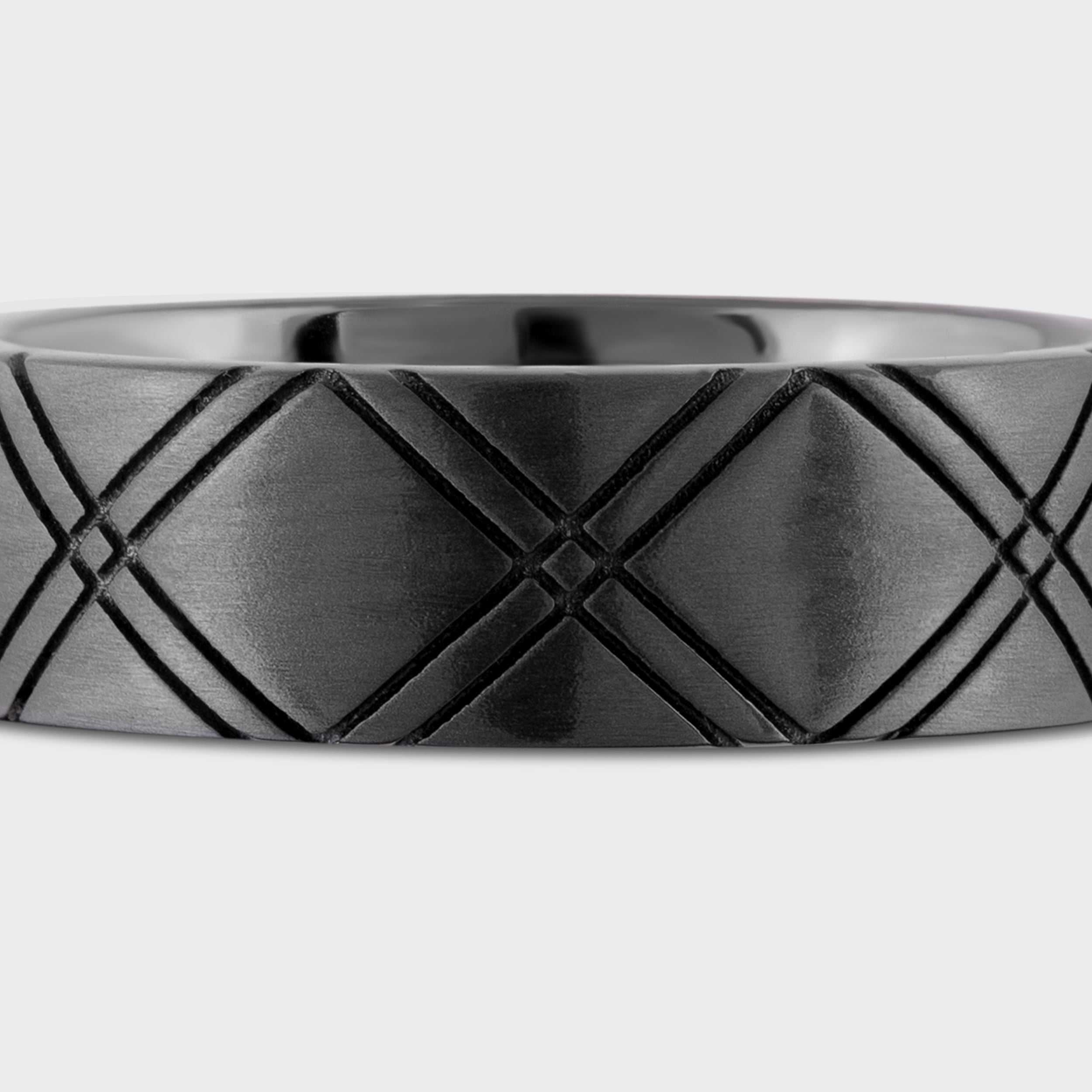 Midnight Crossroads Sterling Silver Band | SKU : 0020419561, 0020419004,0003346112 - crash.club by CKC