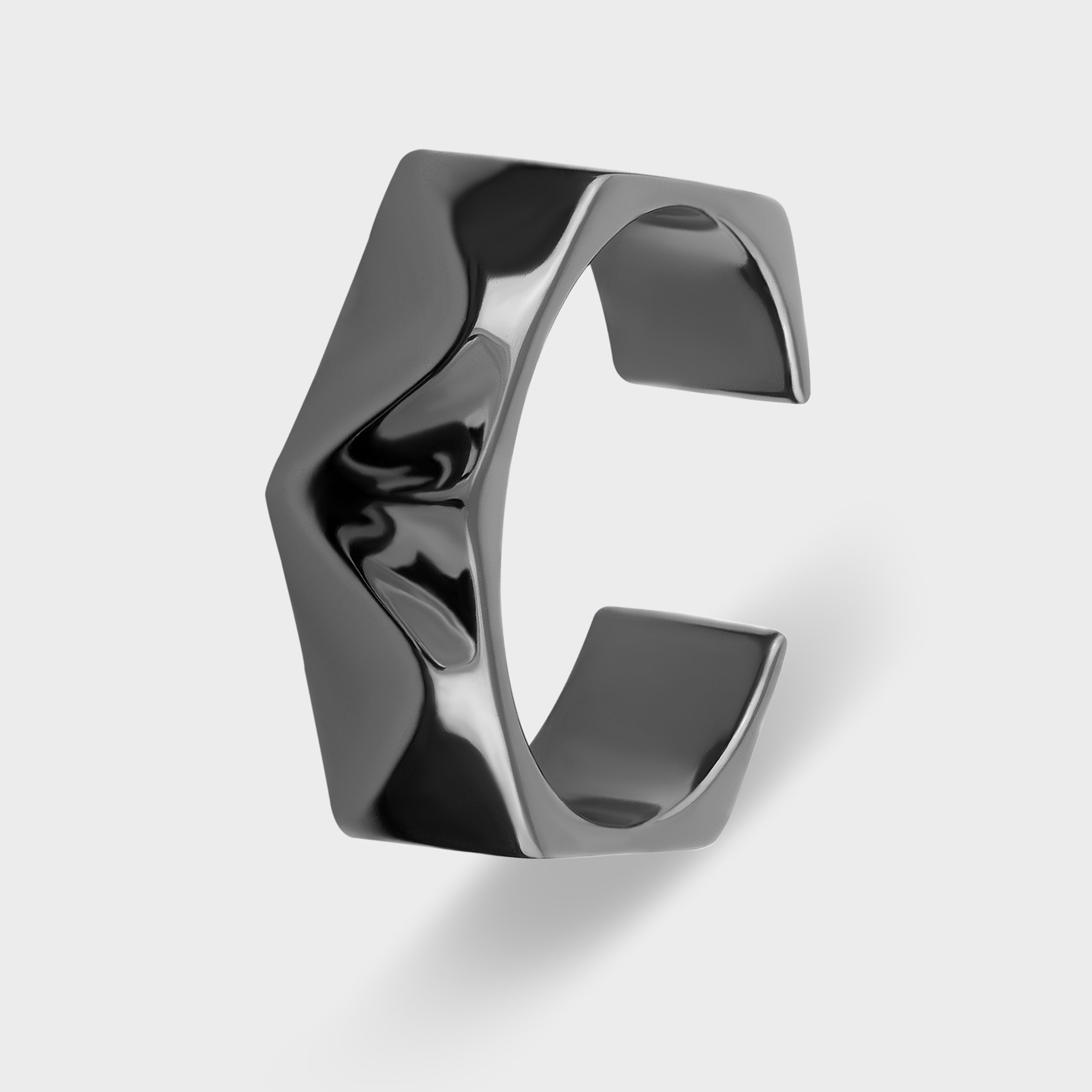 Onyx Edge Sterling Silver Band | SKU : 0020419011, 0020419462,0003346075 - crash.club by CKC