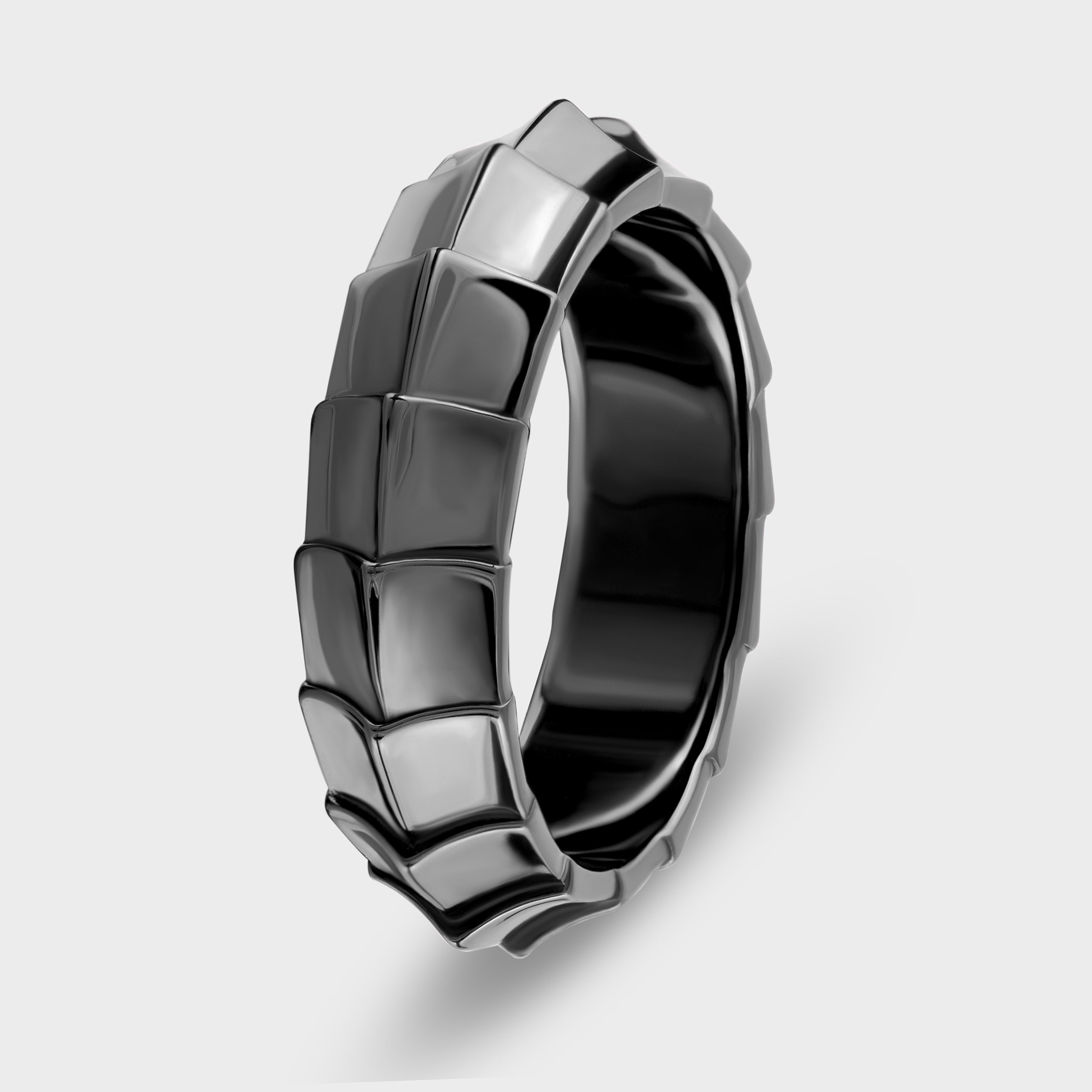 Midnight Wave Sterling Silver Band | SKU : 0003346136 , 0020419530, 0020419028 - crash.club by CKC