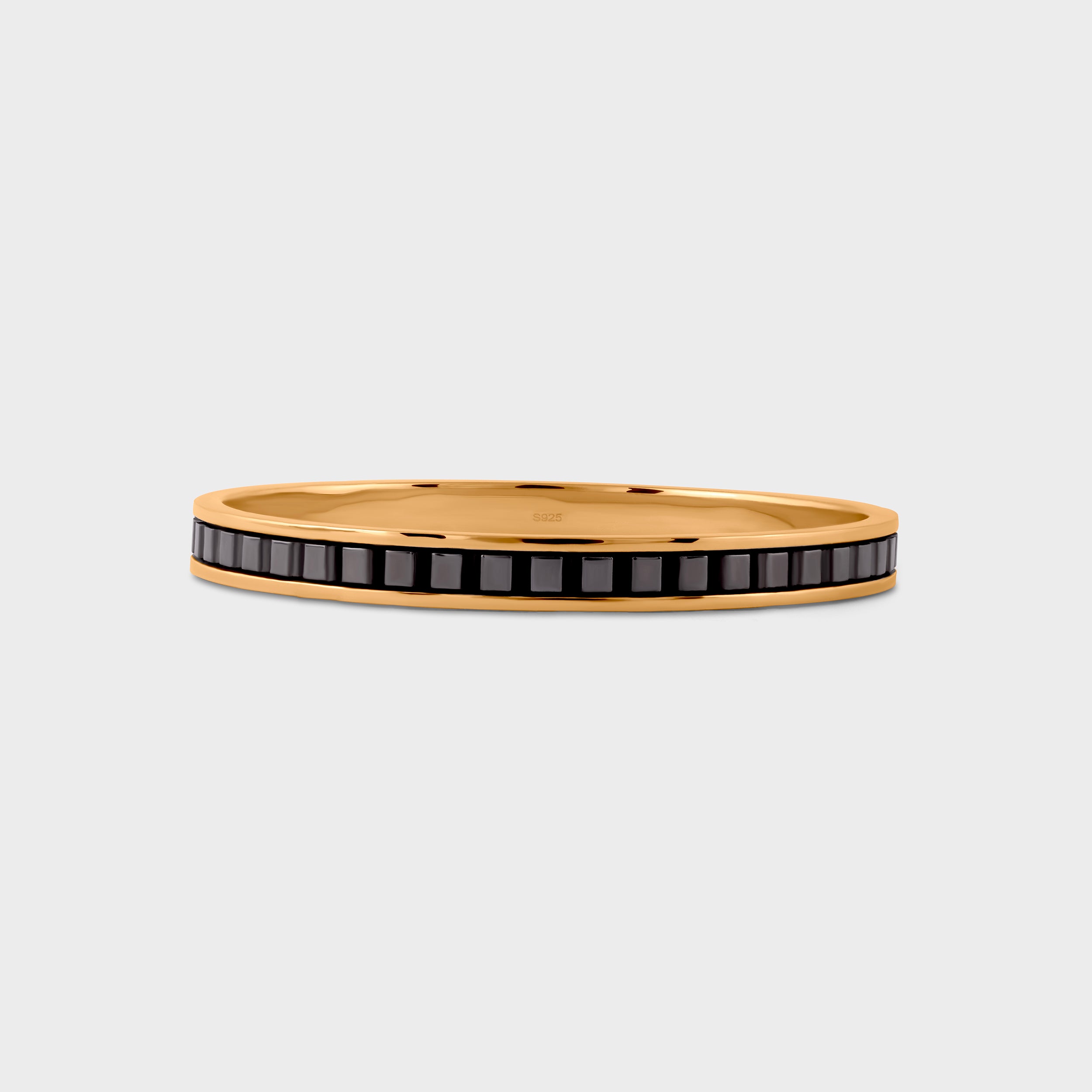 Black and Gold Mosaic Men's Bracelet | SKU : 0020420246, 0020420291