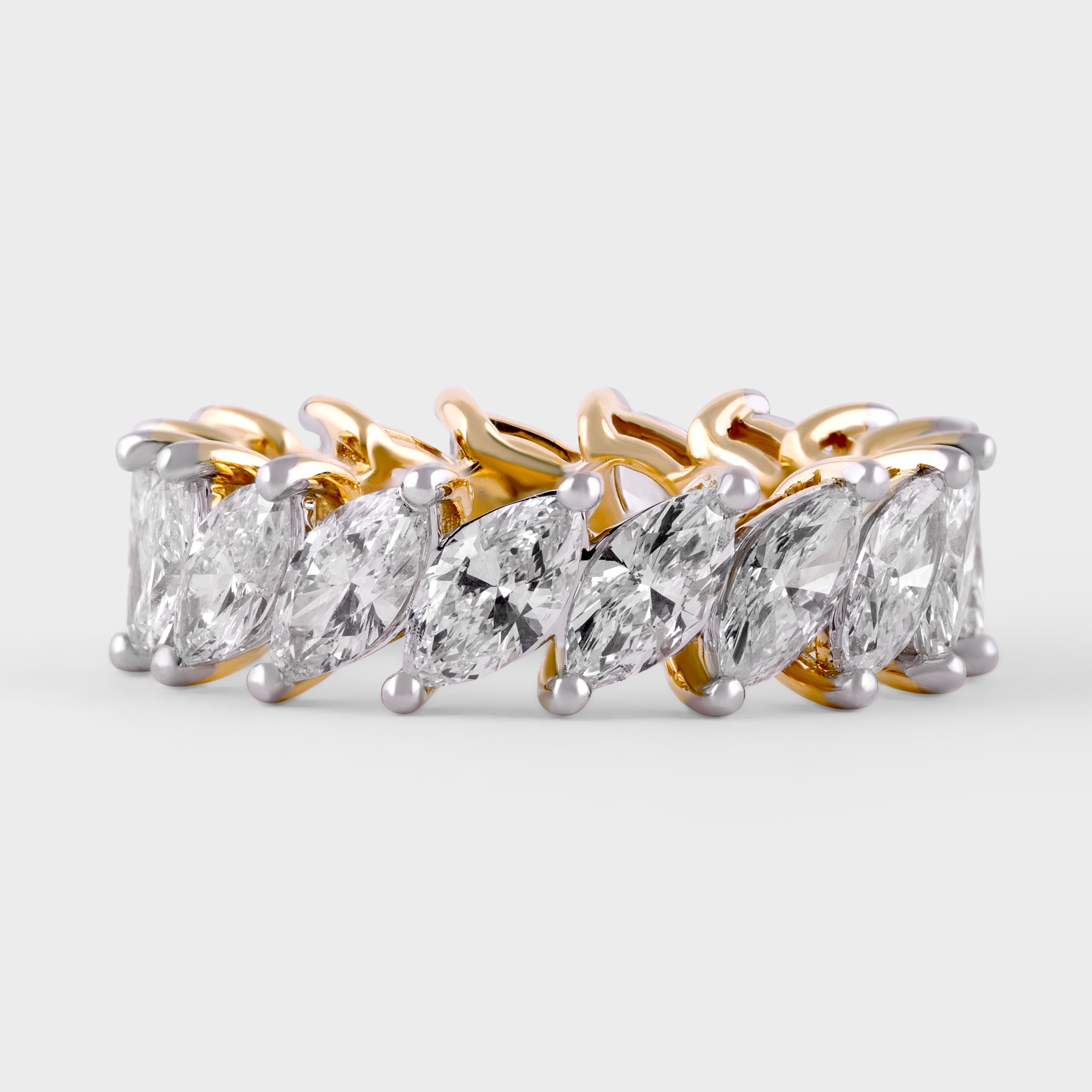 Marquise 4.18 Carat Radiance Lab Grown Diamond Band Ring | SKU : 0020605025