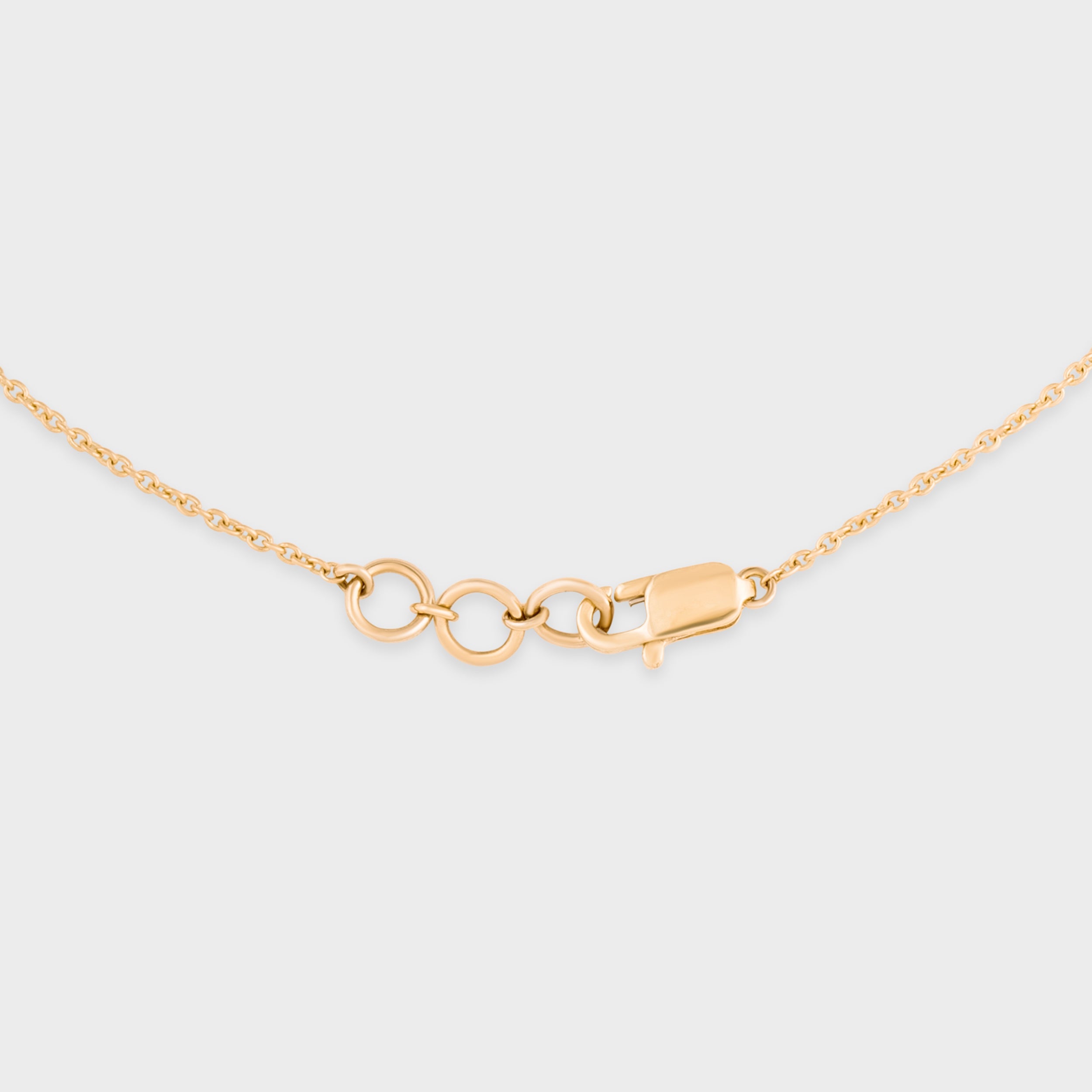 Round Brilliant 3.60 Carat Lab Grown five Solitaire Diamond Yellow Gold Chain Pendant | SKU : 0020683894