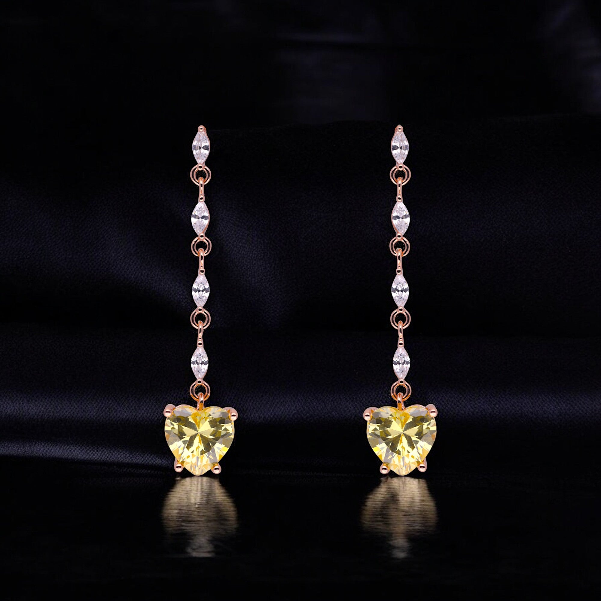 Yellow Drop Earrings | SKU : 0020616663