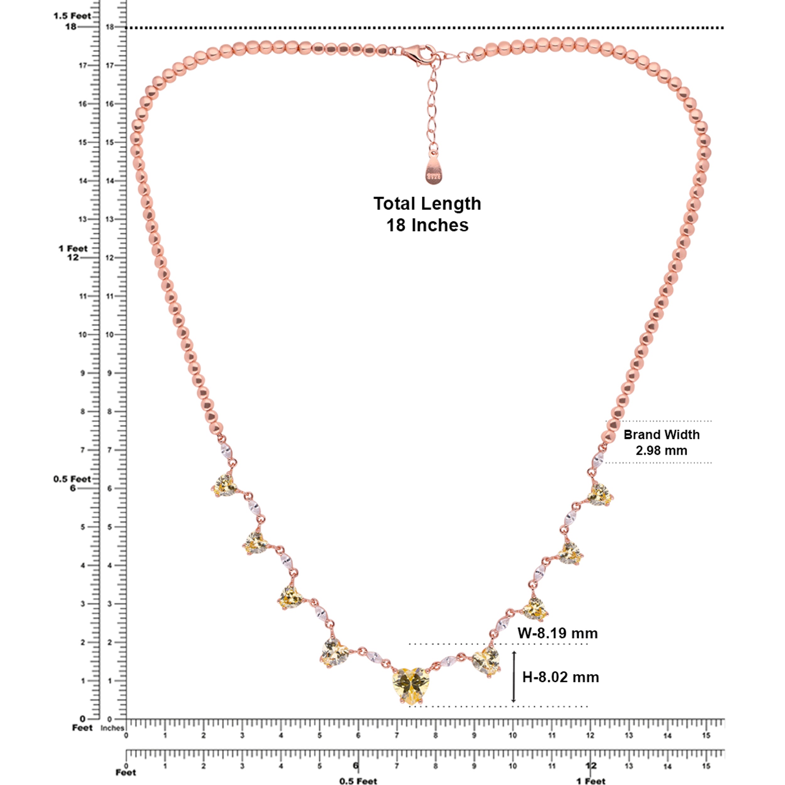 Beaded Heart Necklace | SKU : 0020616670