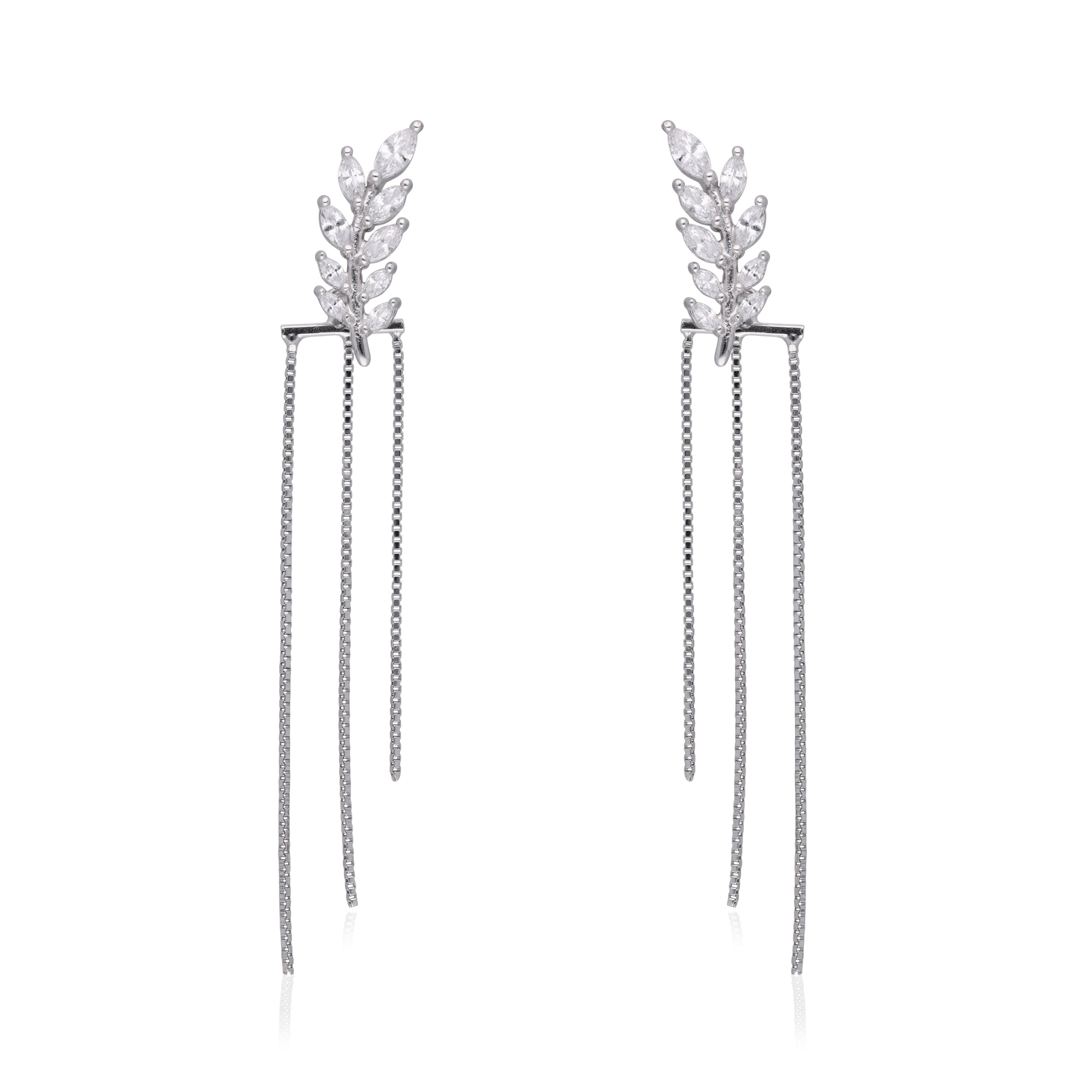 Leaves Dangle Earrings |  SKU : 0020623678, 0020623685, 0003347805