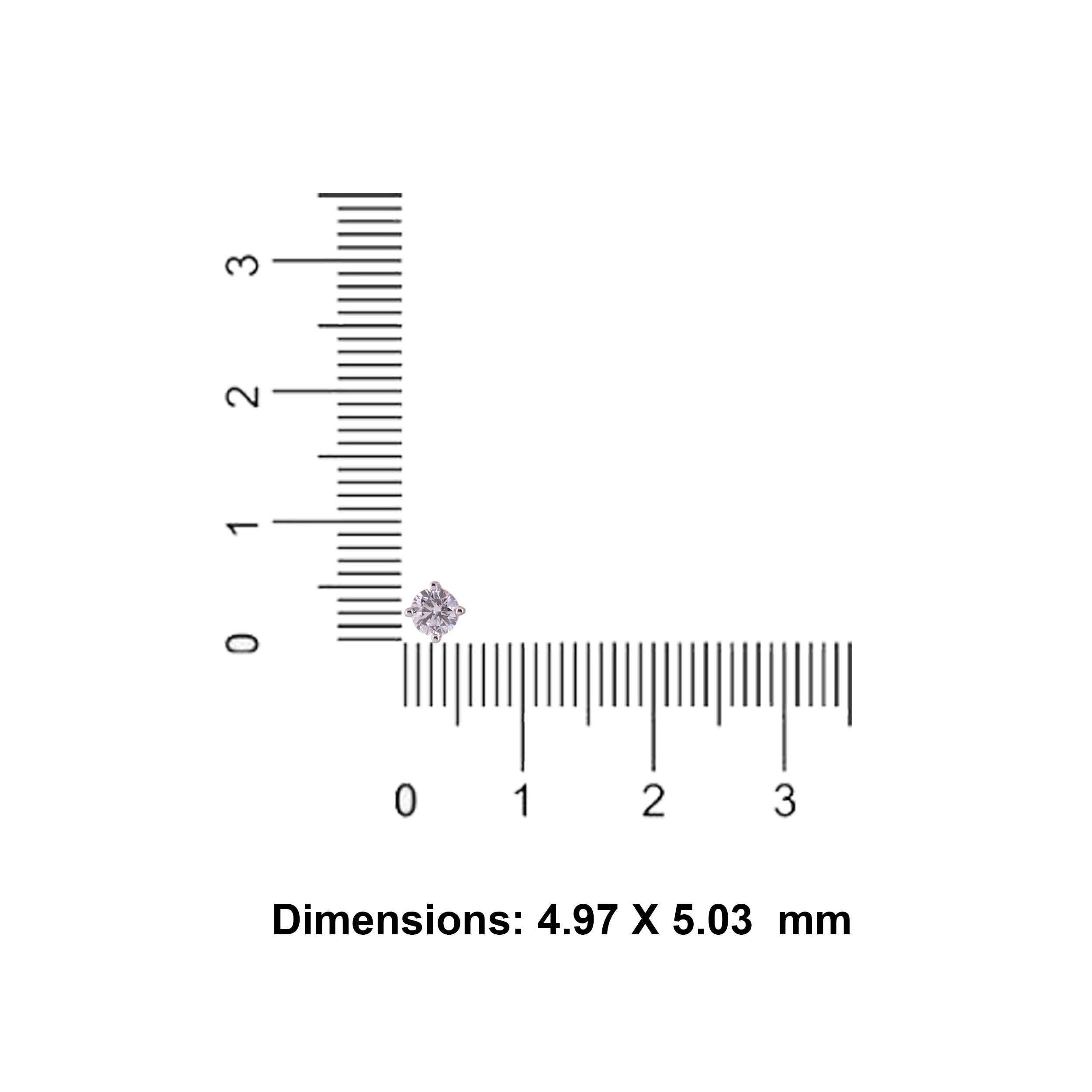 Round Brilliant Lab-Grown Diamond Earstuds | SKU : 0020833404