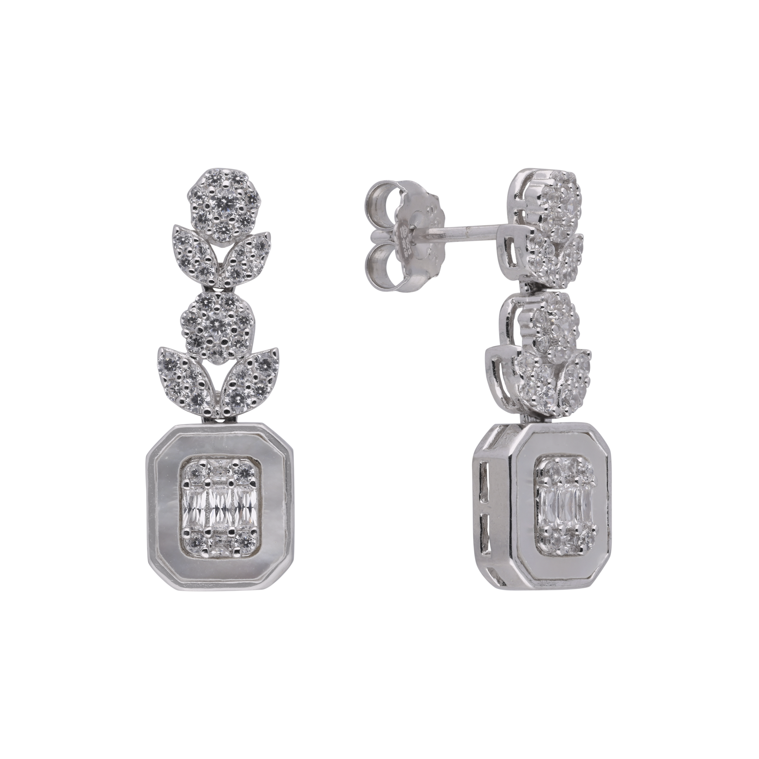 Sterling Sparkle Zirconia Earrings | SKU : 0003403518 , 0020846473 , 0020846497