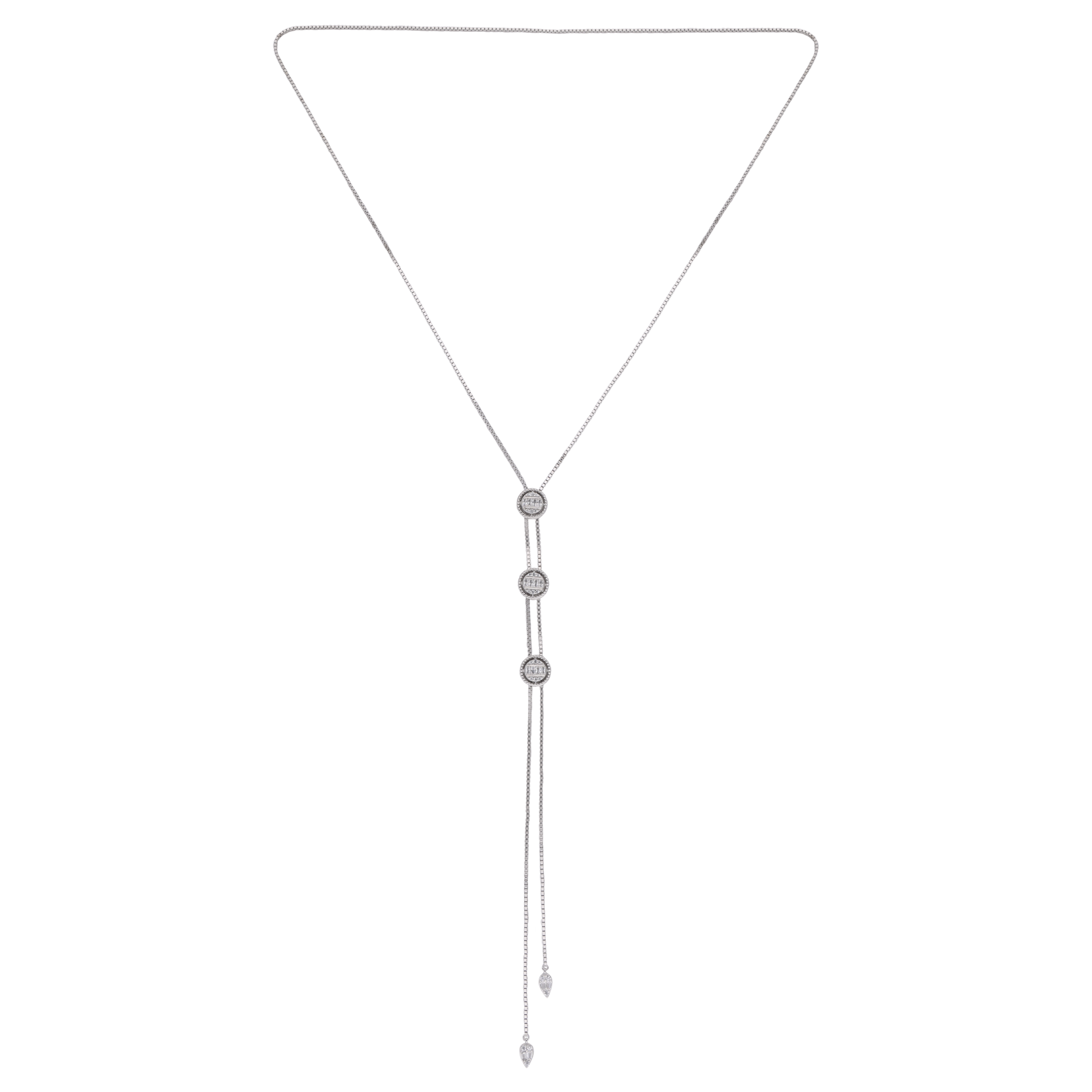 Adjustable Zircon Necklace | SKU : 0020860295, 0003401958, 0020860271, 0003401965