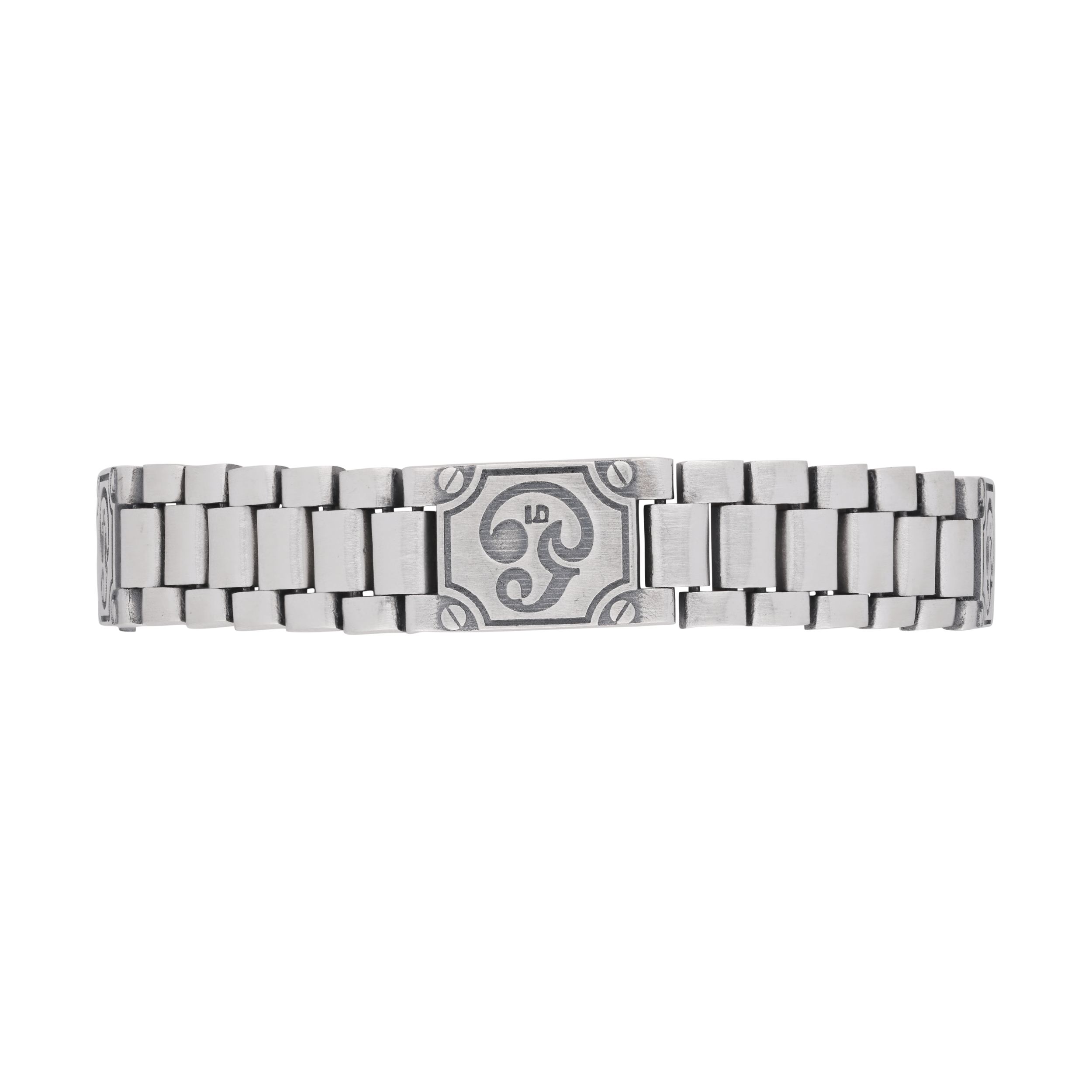 Sacred Om Silver Chain Bracelet | SKU : 0020860332, 0003401897