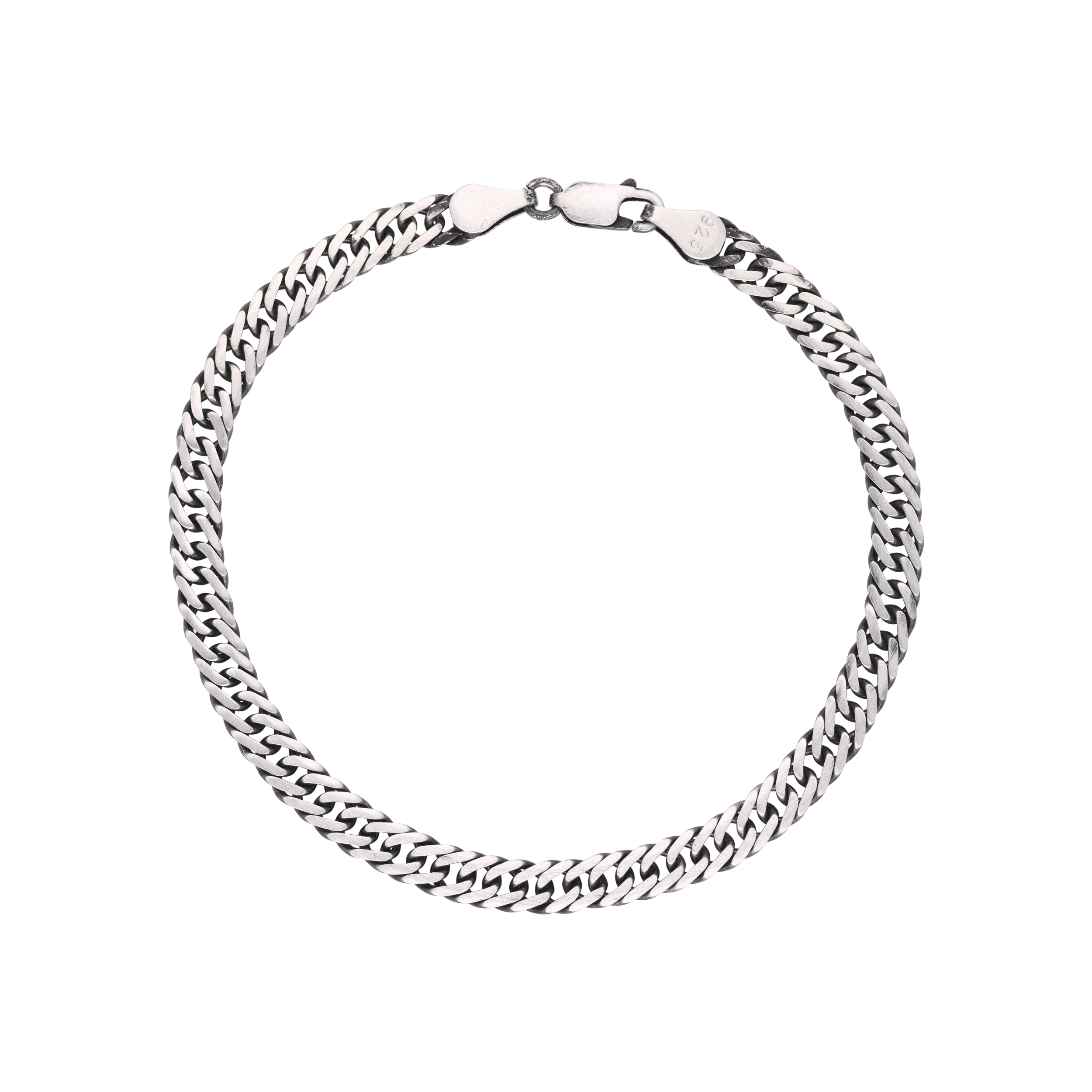 Oxidized Interlinked Solid Chain Bracelet | SKU : 0003402108, 0020882280, 0020882273