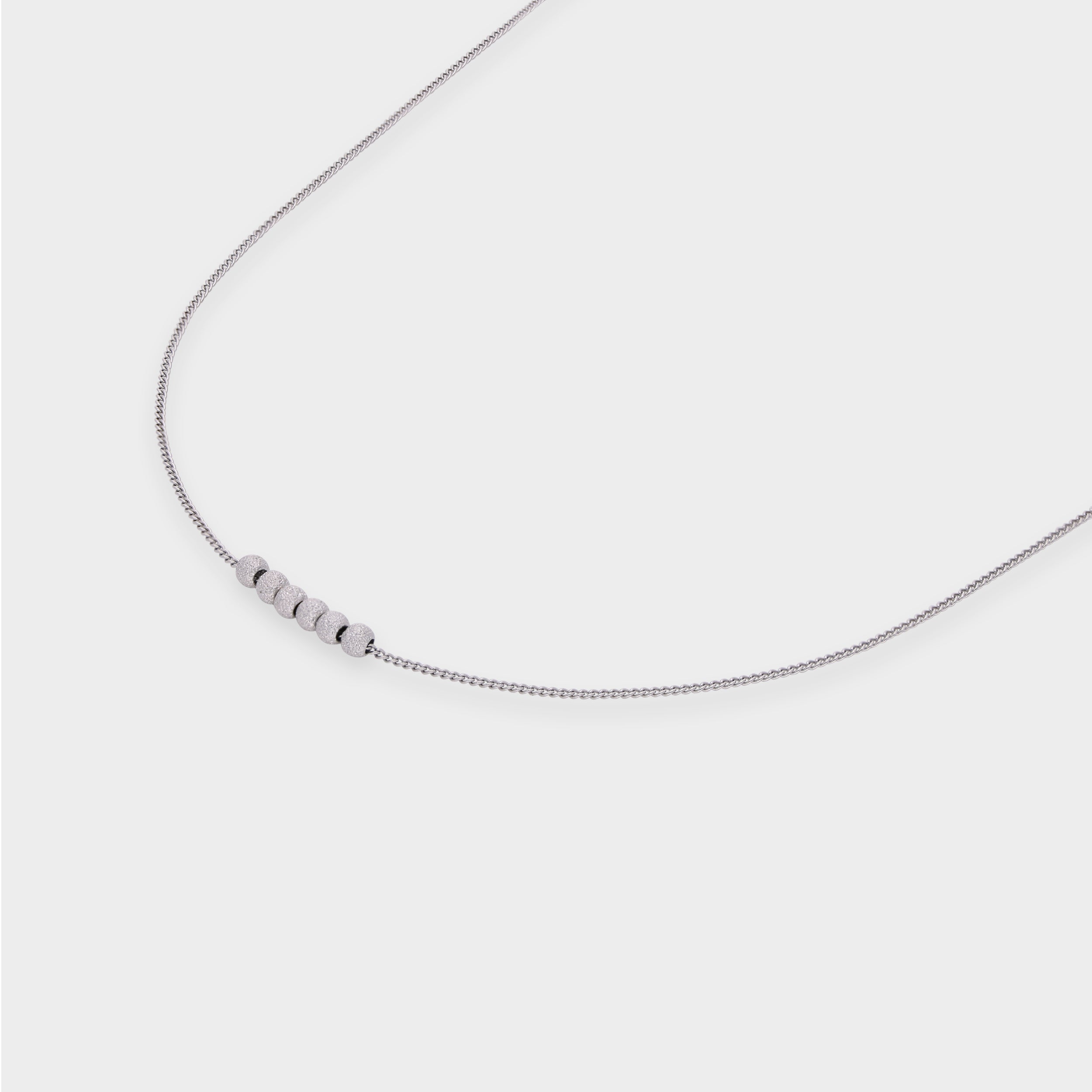 Minimalist Beaded Station Necklace – A Subtle Statement of Elegance | SKU : 0021130328, 0021130335, 0021130373, 0021130359, 0021130342, 0021130366