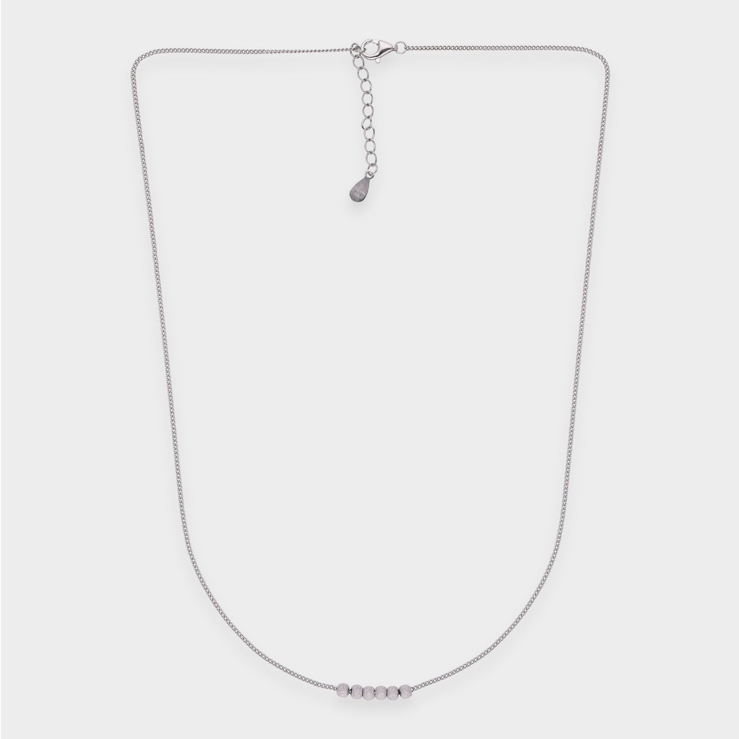 Minimalist Beaded Station Necklace – A Subtle Statement of Elegance | SKU : 0021130328, 0021130335, 0021130373, 0021130359, 0021130342, 0021130366