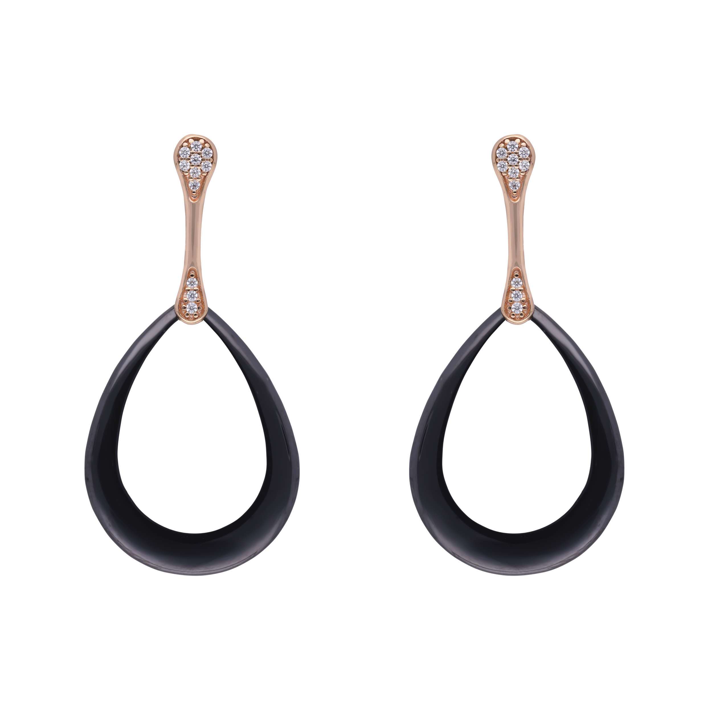 Sterling Silver Graceful Gem Eardrops | SKU : 0021130472, 0021130489, 0021130496