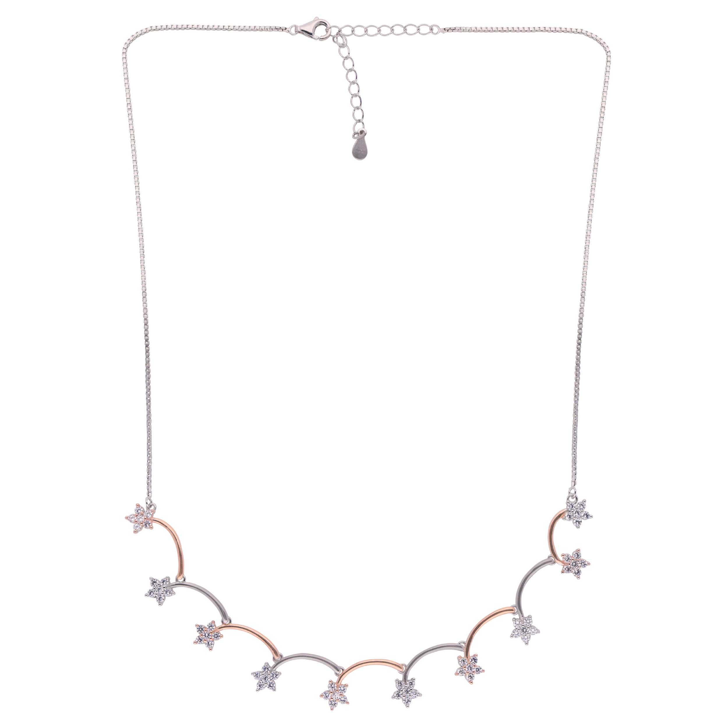 Silver Radiance Cubic Zircon Necklace | SKU : 0021142895