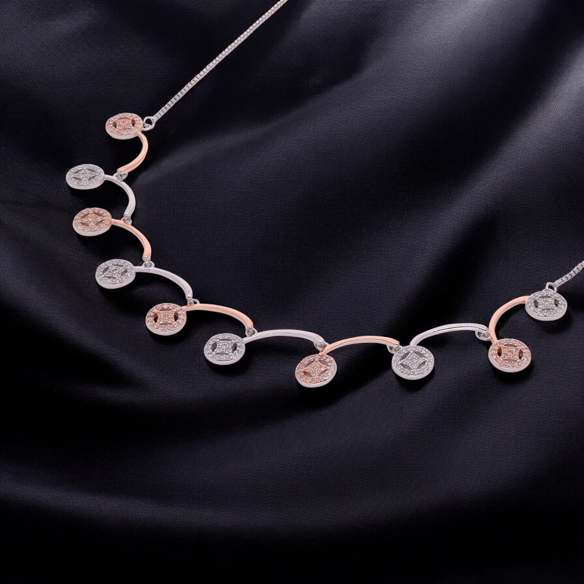 Eternal Spark Silver Necklace | SKU : 0021143076