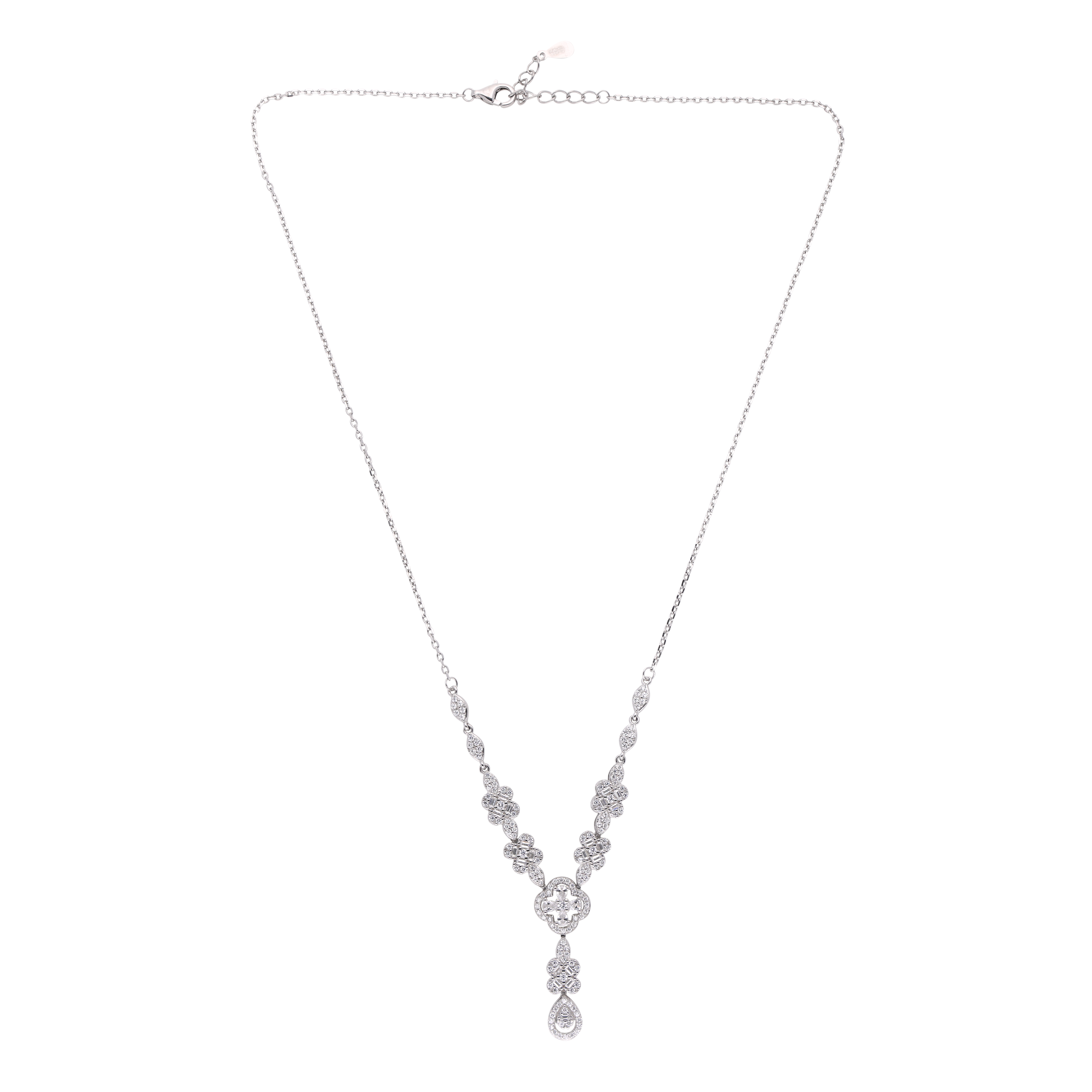 Graceful Spark Silver Necklace | SKU : 0021143281, 0021143267