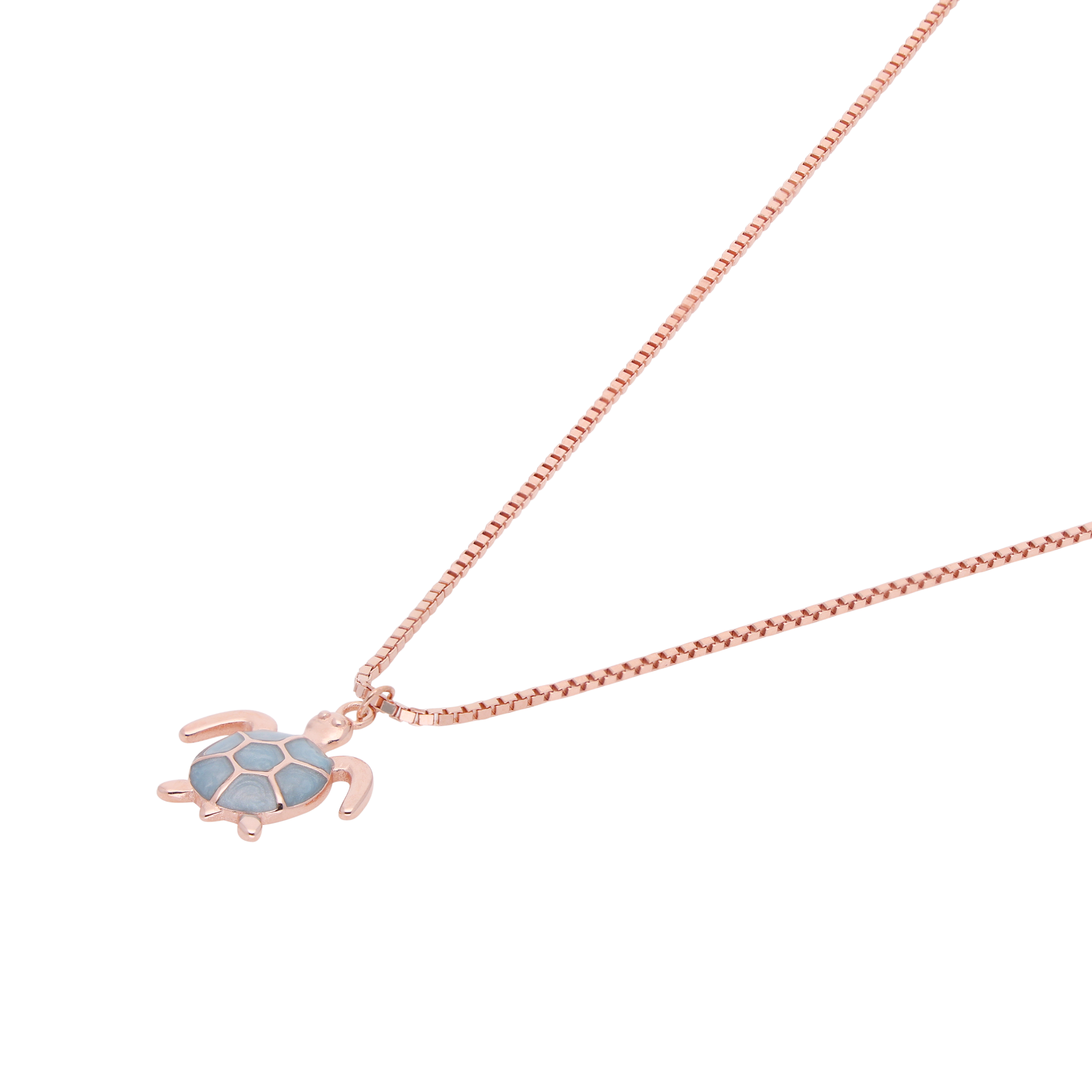 Rose Gold Sterling Silver Turtle Pendant Necklace | SKU : 0021173936, 0021173943, 0021173950, 0021173967, 0021173974, 0021173981, 0021173998, 0003525289, 0003525258, 0003525272, 0003525265